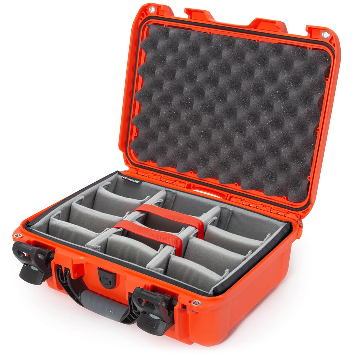 Waterproof Nanuk 920 Hard Case with Padded Dividers - Orange
