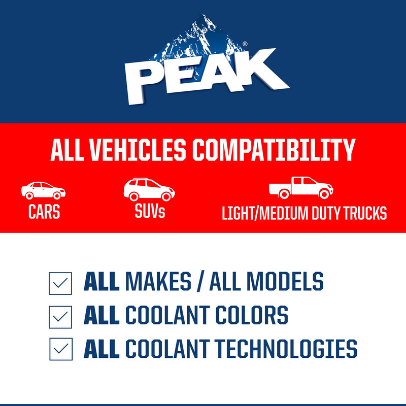 Antifreeze and Coolant PEAK Concentrate for All Engine Cooling Systems