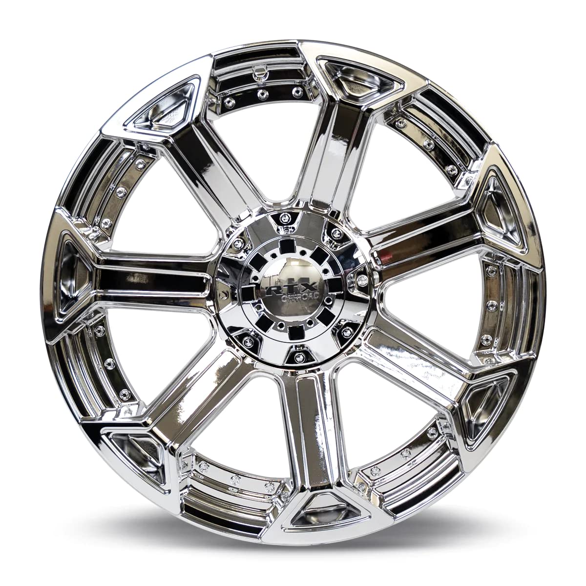 20x9 RTX Peak Custom Wheel - 0 Offset, 6x139.7 Bolt Pattern, 87.1mm Hub - Chrome Rim