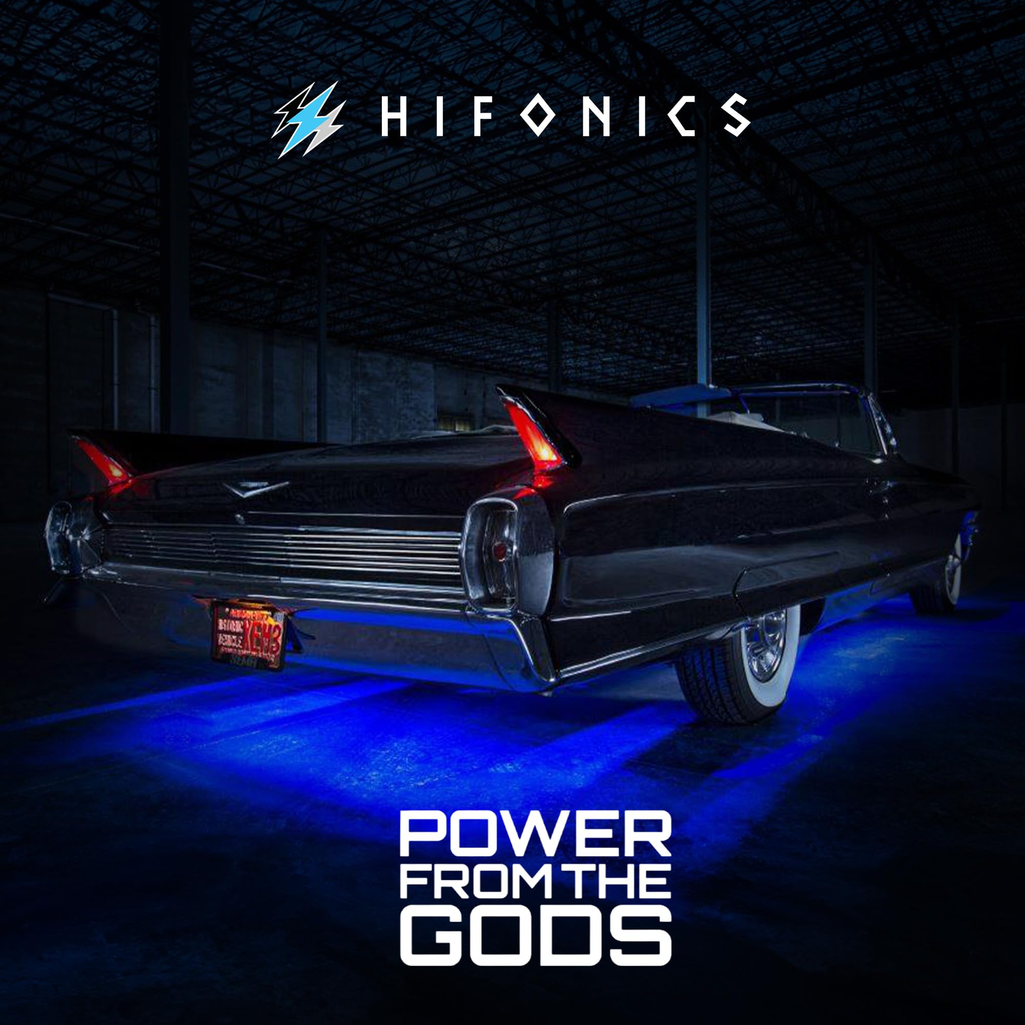 Hifonics 10 Inch Elite Car Mount Subwoofer with Dual 4 Ohm Voice Coil Speaker 1200 Watt Peak Power Mobile Amplifier System, Black