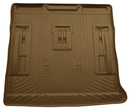 Husky Liners Cargo Liner Weatherbeater | Fits 2007-2014 Cadillac Escalade/Chevrolet Suburban/GMC Tahoe w/2nd Row Bench Seat | 1-pc Tan - 28253