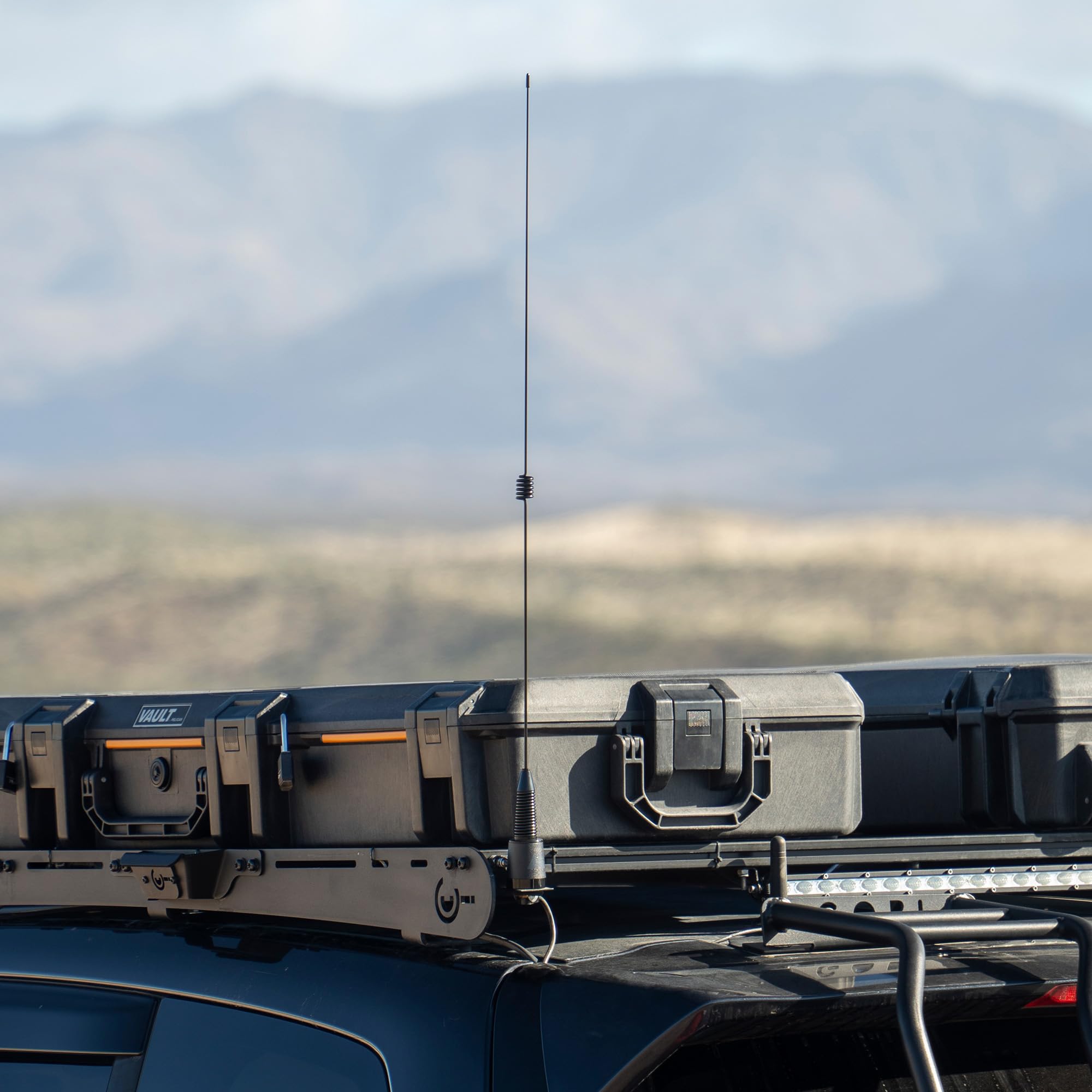 MXTA26 Midland - MicroMobile 1.5 inch Base Diameter 6DB Gain Whip Antenna with NMO Great for Off-roaders, overlanders, Farmers - Max Power120W Boost Signal Output - 5/8 Wave - 32” Antenna