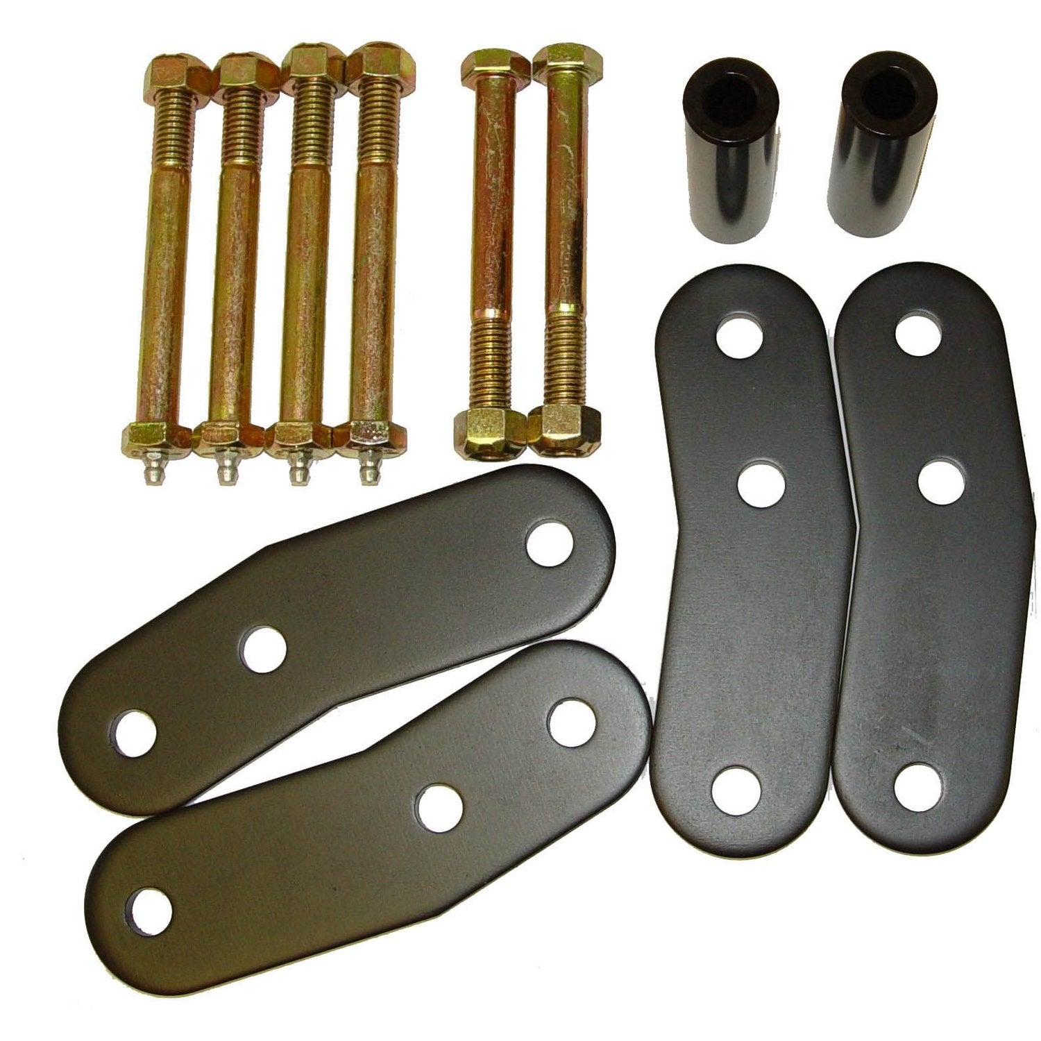 Rugged Ridge | Rear Suspension Leaf Spring Shackle Kit, 1 Inch Lift, HD | 18265.18 | Fits 1987-1995 Jeep Wrangler YJ