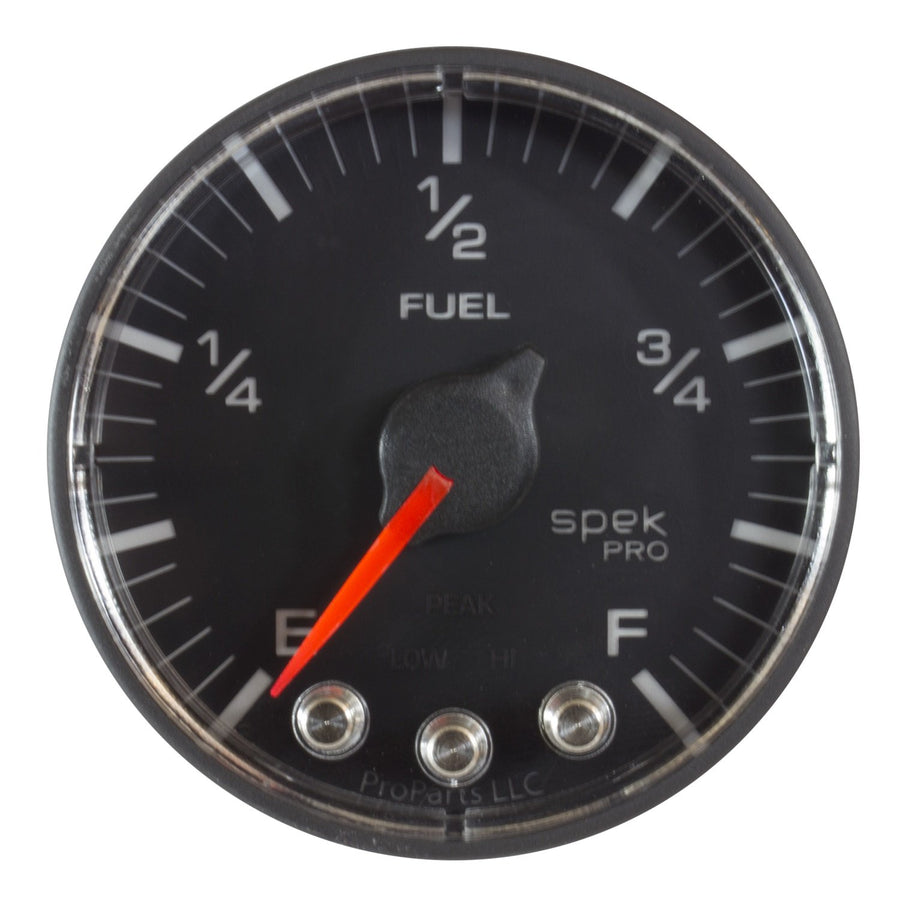 P312328 Pro Parts Spek-Pro 2-1/16" Electric Fuel Level Gauge (Empty/Full, 52.4mm)