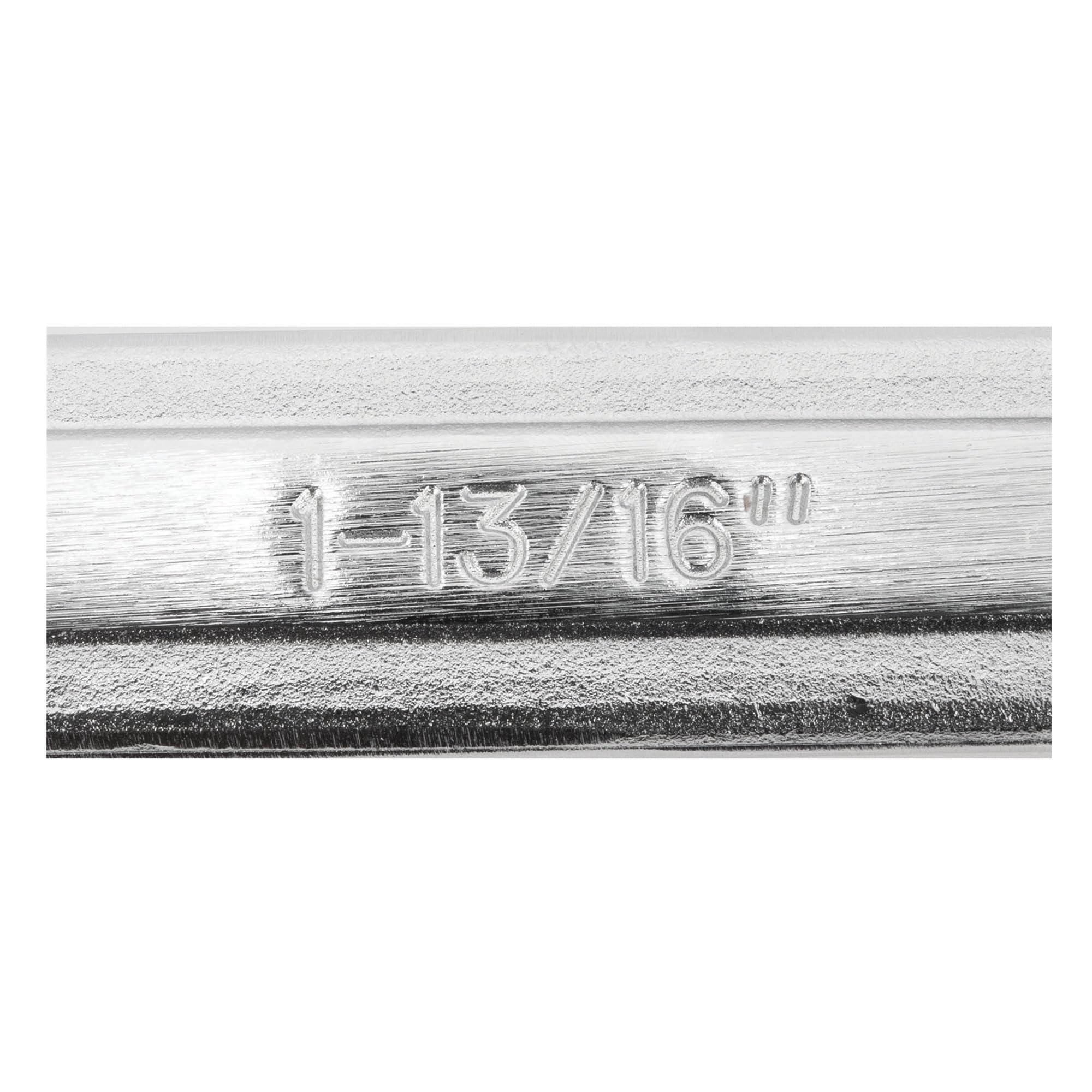 W379B Performance Tool 1-13/16 inch Jumbo Combination Wrench, Drop-Forged Chrome Alloy Steel, Satin Chrome Finish, Rounded Box End
