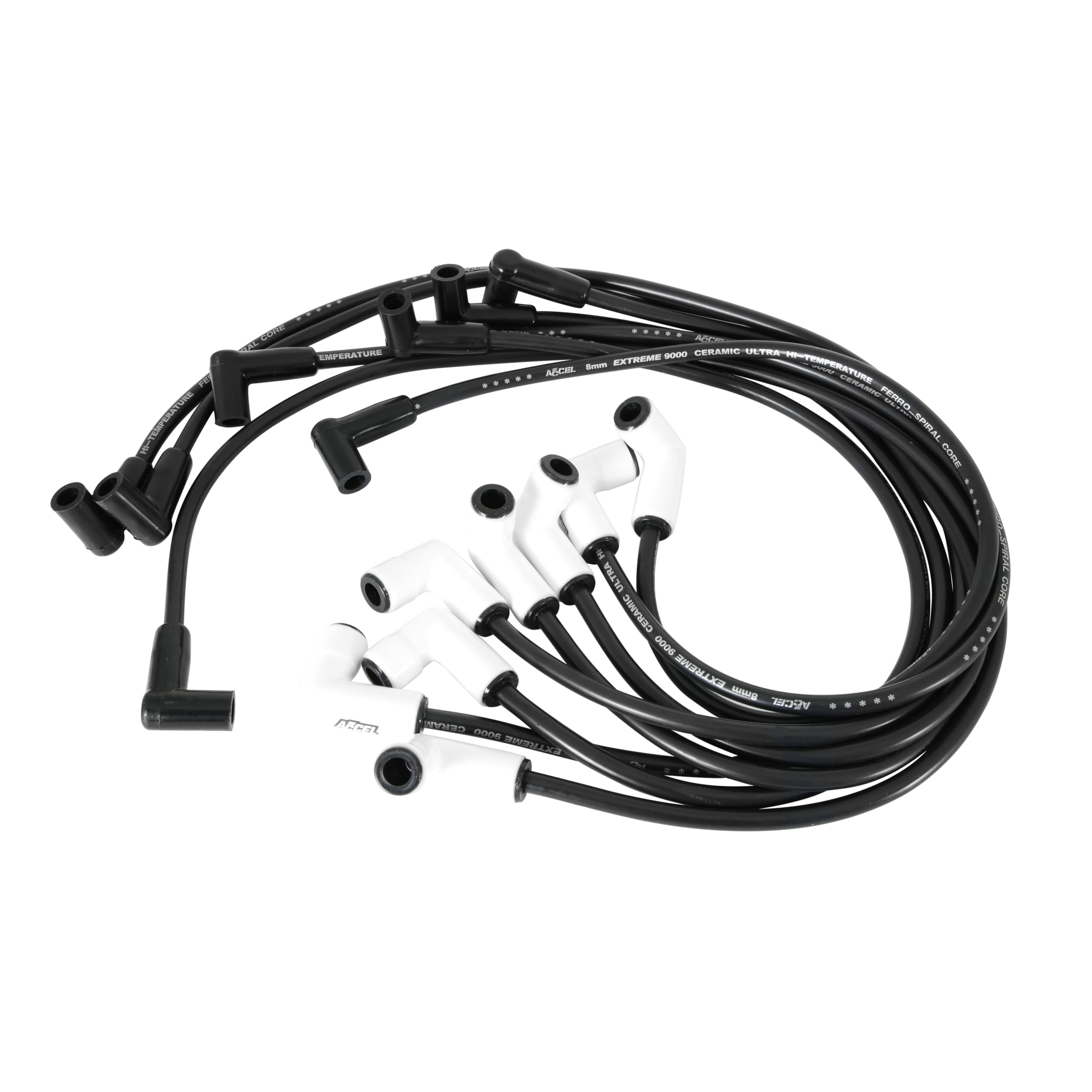 Extreme 9000 ACCEL 9011C Spark Plug Wire Set Ceramic Boot
