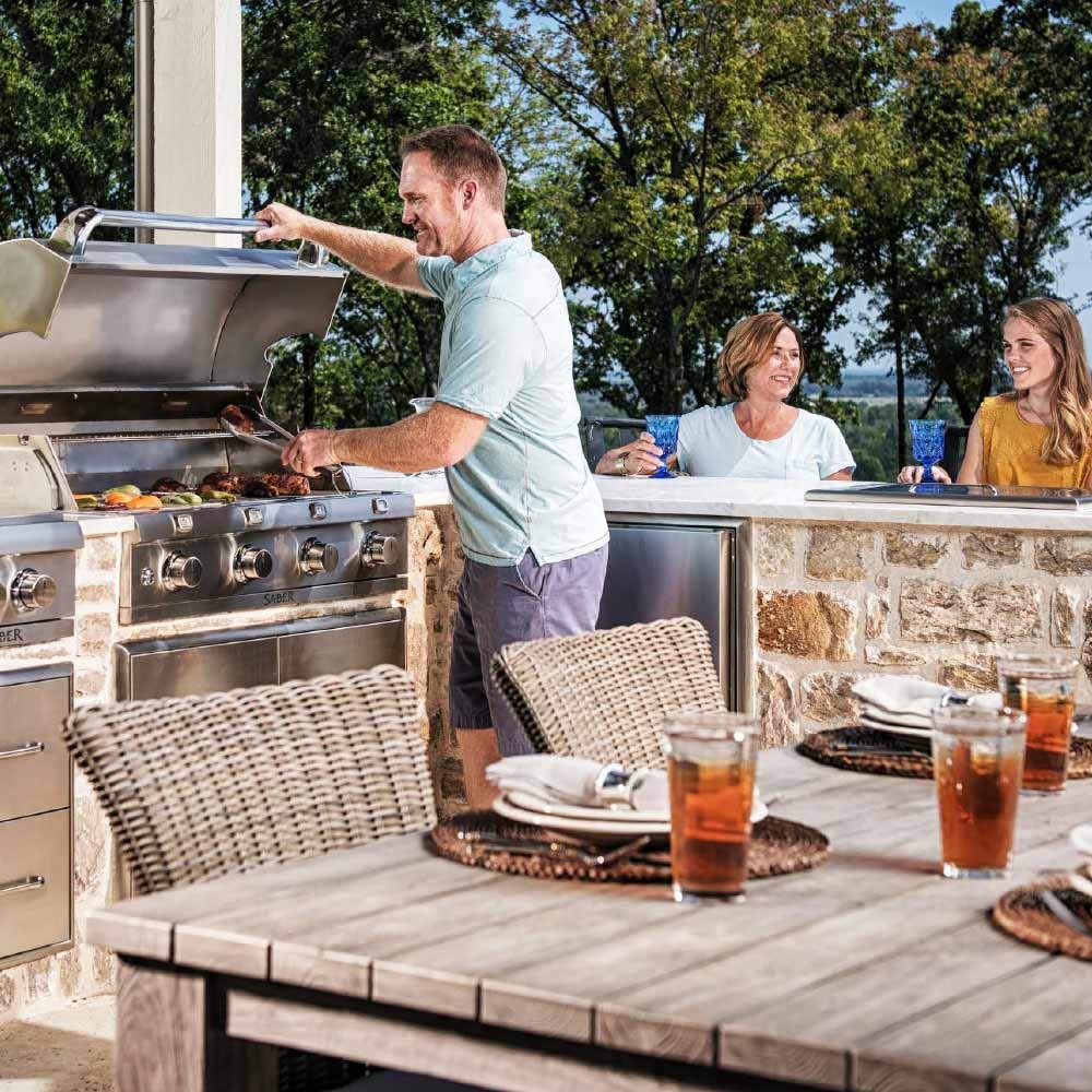 Elite Saber Grills 4-Burner Built-in R67SB1017