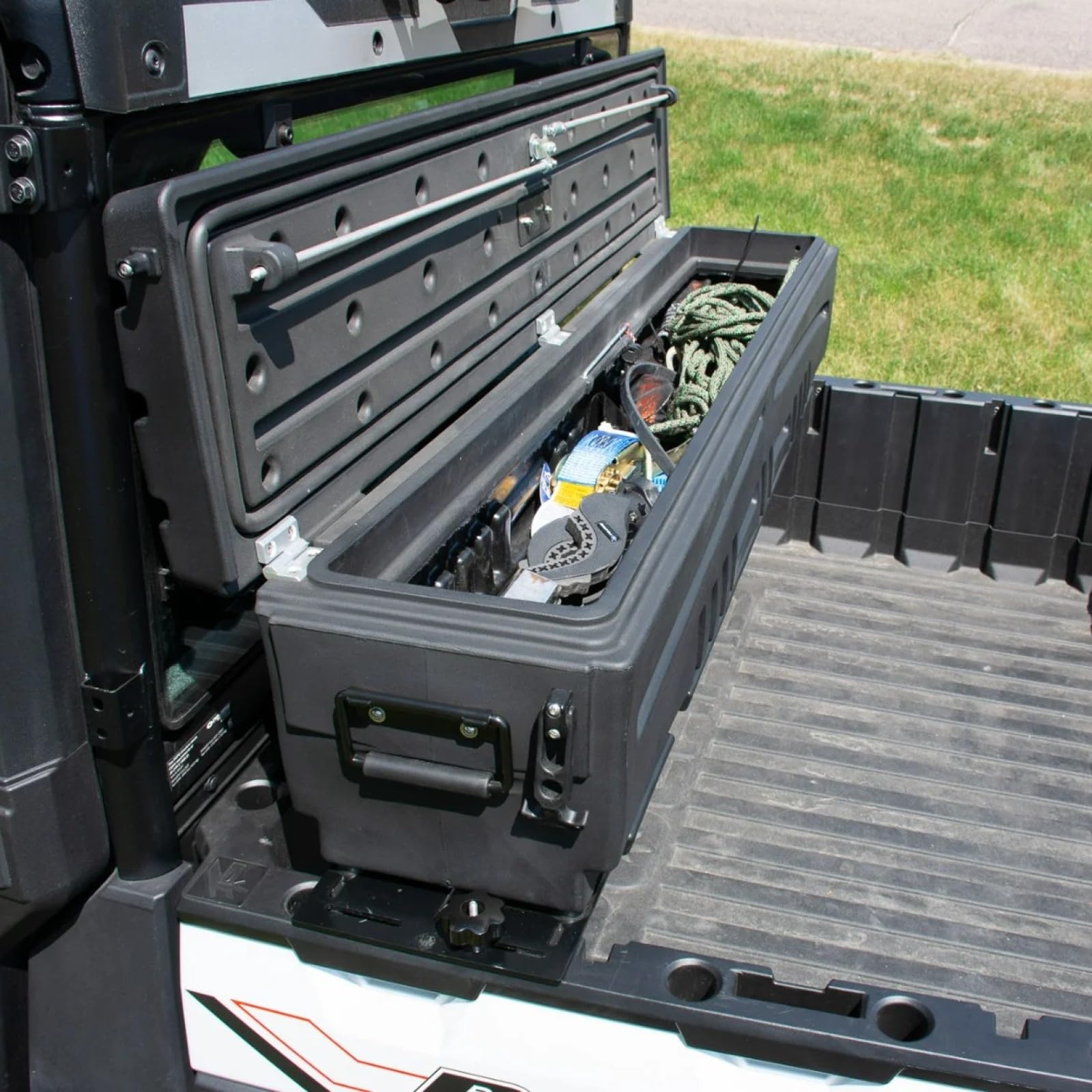 DUHA 70820 All-Terrain Side by Side Storage Box with Mounting Kit fits 2016 2025 Can Am Defender UTV - Heavy Duty, Weather Resistant & Lockable Latches 70823