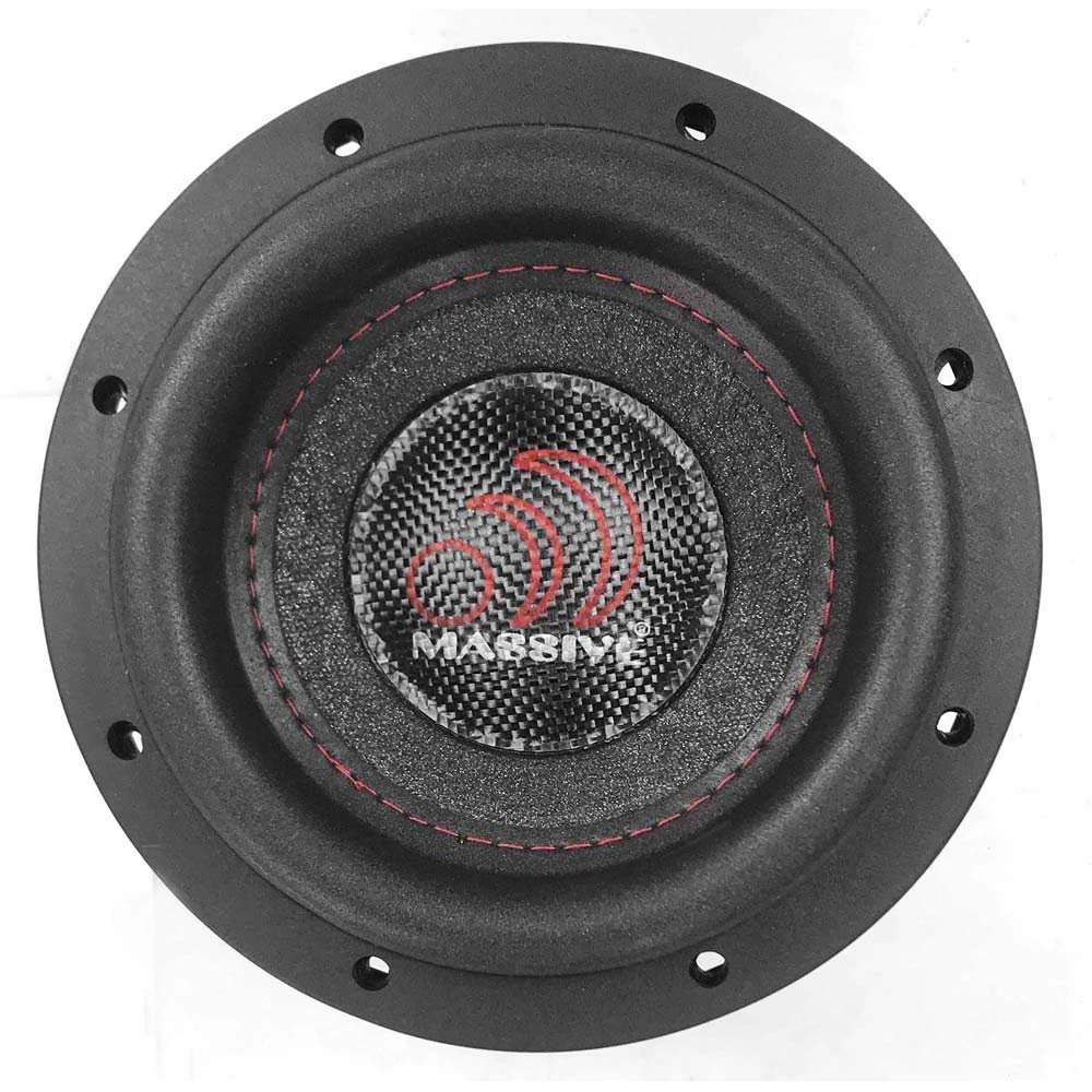 SUMMO64S Massive Audio 6” Shallow Mount Subwoofer | 400W, Dual 4 Ohm, Ultra-Slim Car Sub, High-Impact Bass, Heavy-Duty Design for Tight Spaces