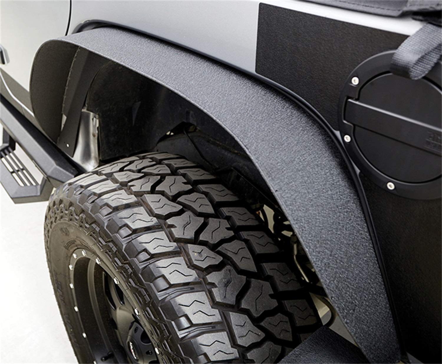 Trail Fender Flares Rampage | 4-Piece Set, Steel, Black | 867981 | Fits 2007 - 2018 Jeep Wrangler JK