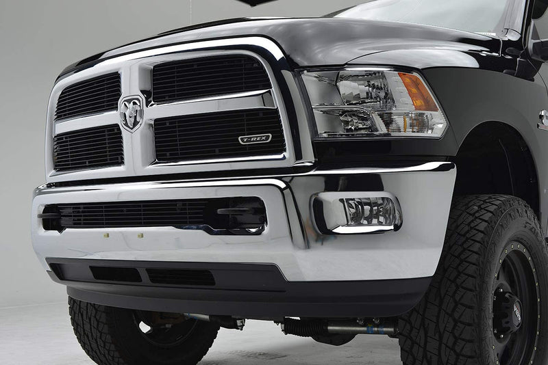 T-Rex Grilles Billet Grille, 2013-2018 Ram 2500, 3500 Black, 4 Pc, Replacement - PN #21452B, Polished