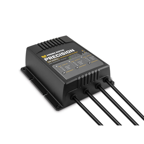 Minn Kota On-Board Marine Battery Charger Precision MK-345PCL – 3 Banks, 15 Amps Each