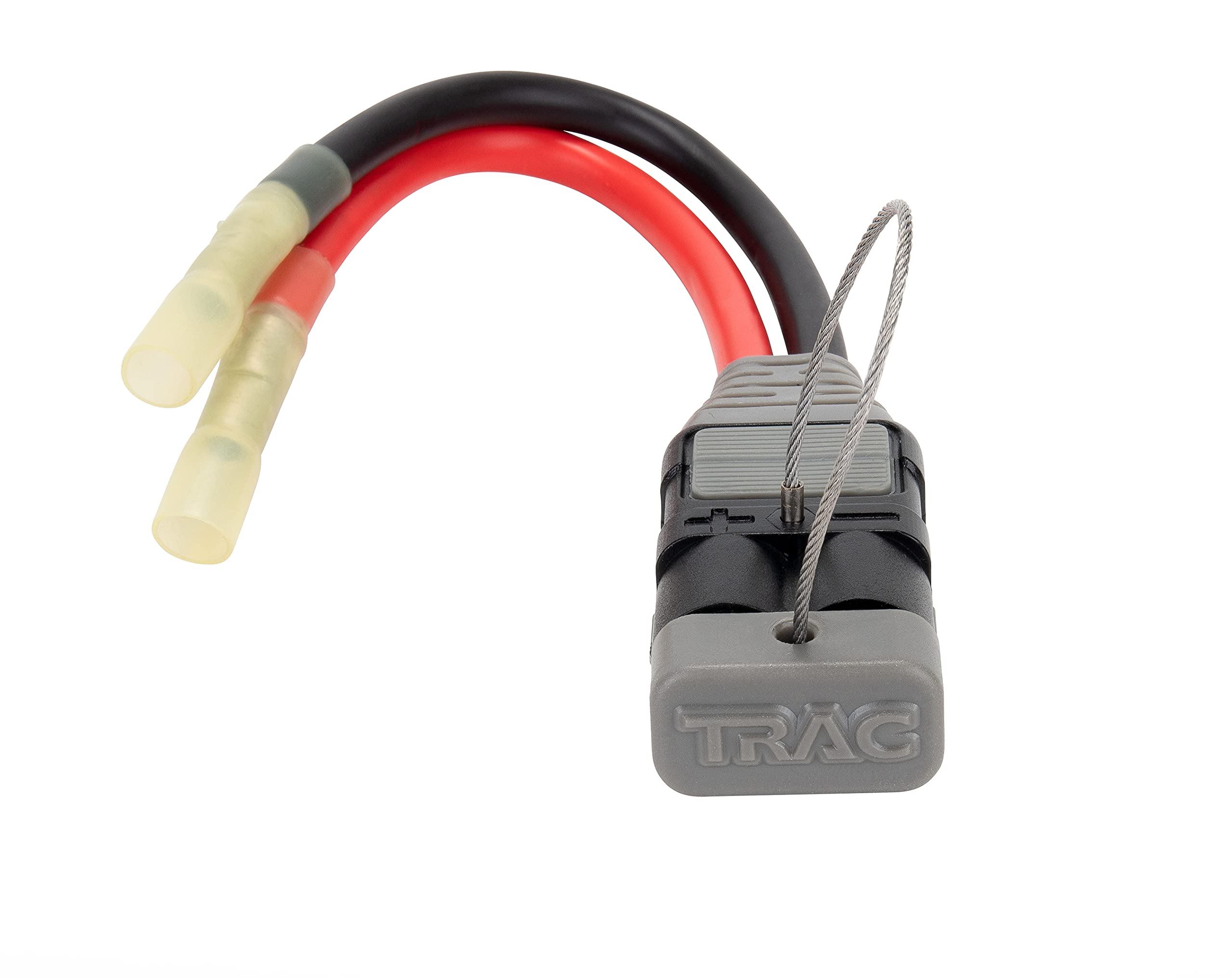 Camco Trac Outdoors High-Current Connector Kit, 8 Gauge | Upgrade High-Current Your Trolling Motor Connectors to 12V or 24V Power | for 60 Amp 12/24/36V Power (69441), Black