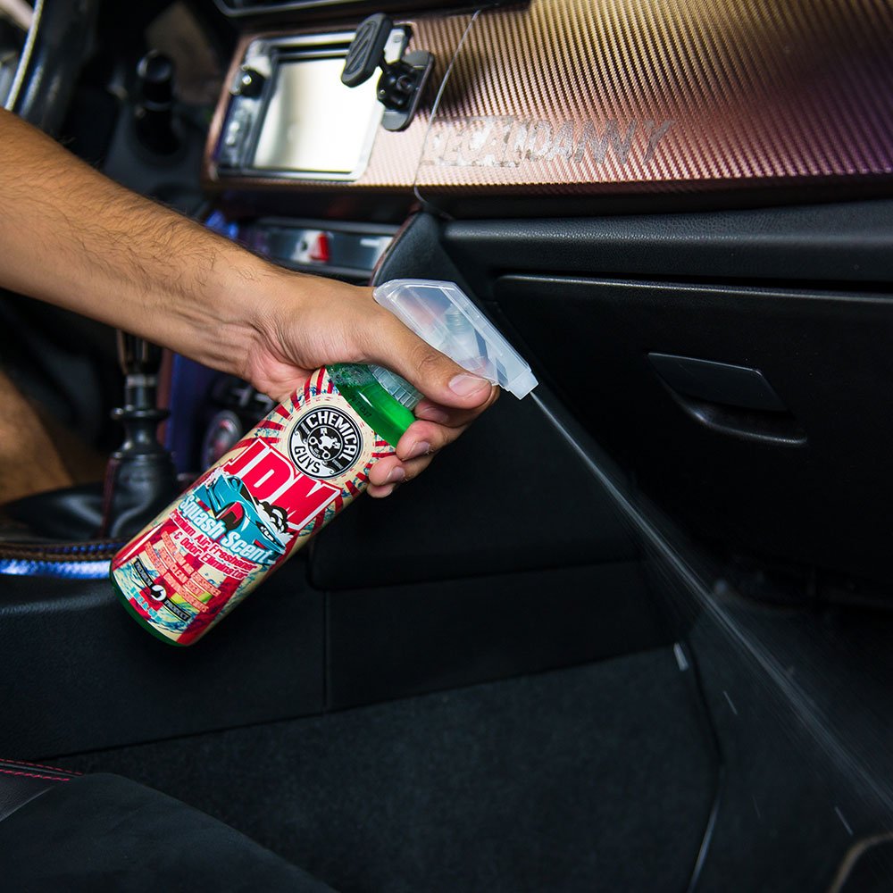 Chemical Guys Premium Air Freshener and Odor Eliminator AIR23504, Fresh Clean Scent, Great for Cars, Trucks, SUVs, RVs & More (JDM Squash Scent) 4 fl oz
