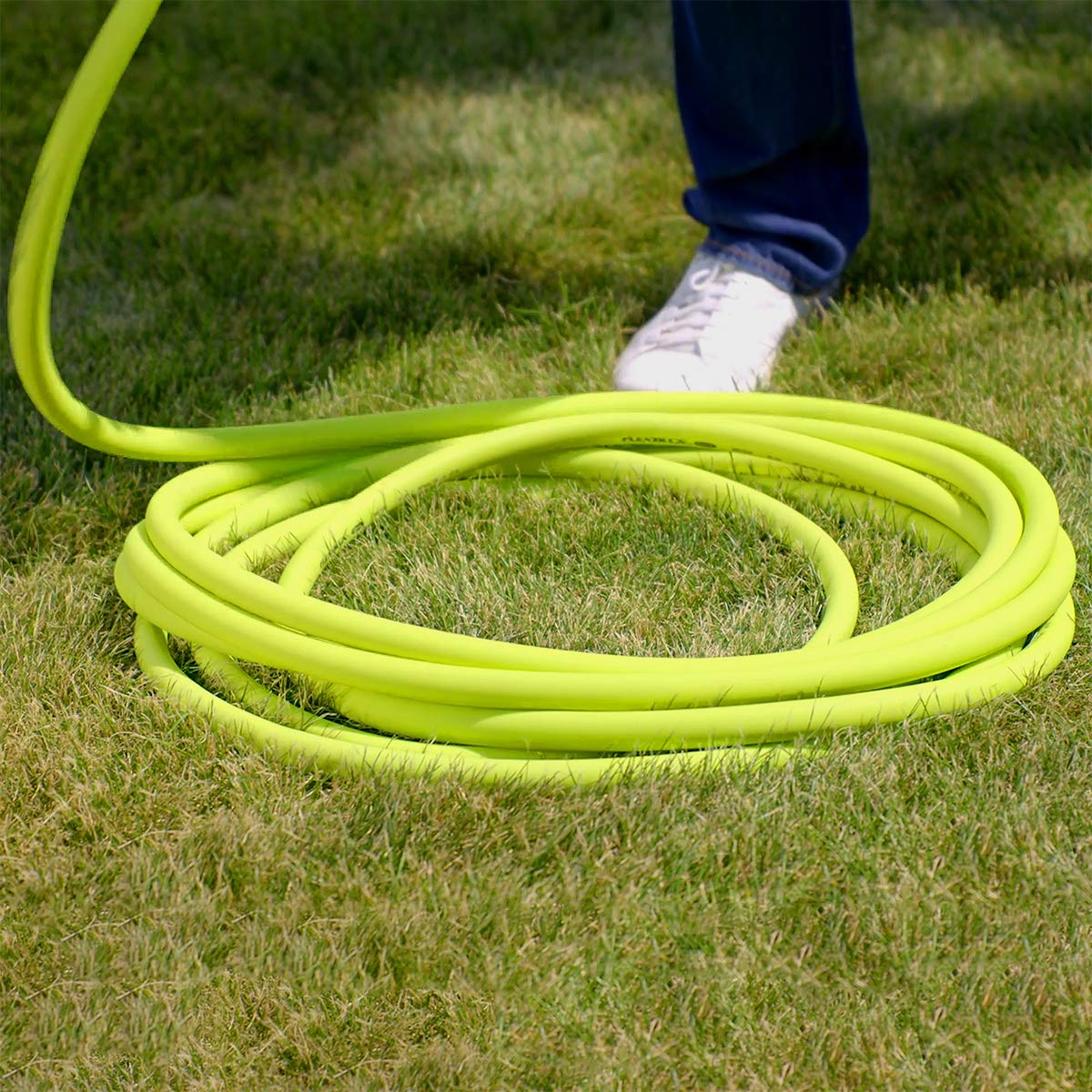 Garden Hose Flexzilla 3/4 in. x 50 ft., Lightweight All-Weather Water Hose, Durable and Flexible, Leak-Free Connections