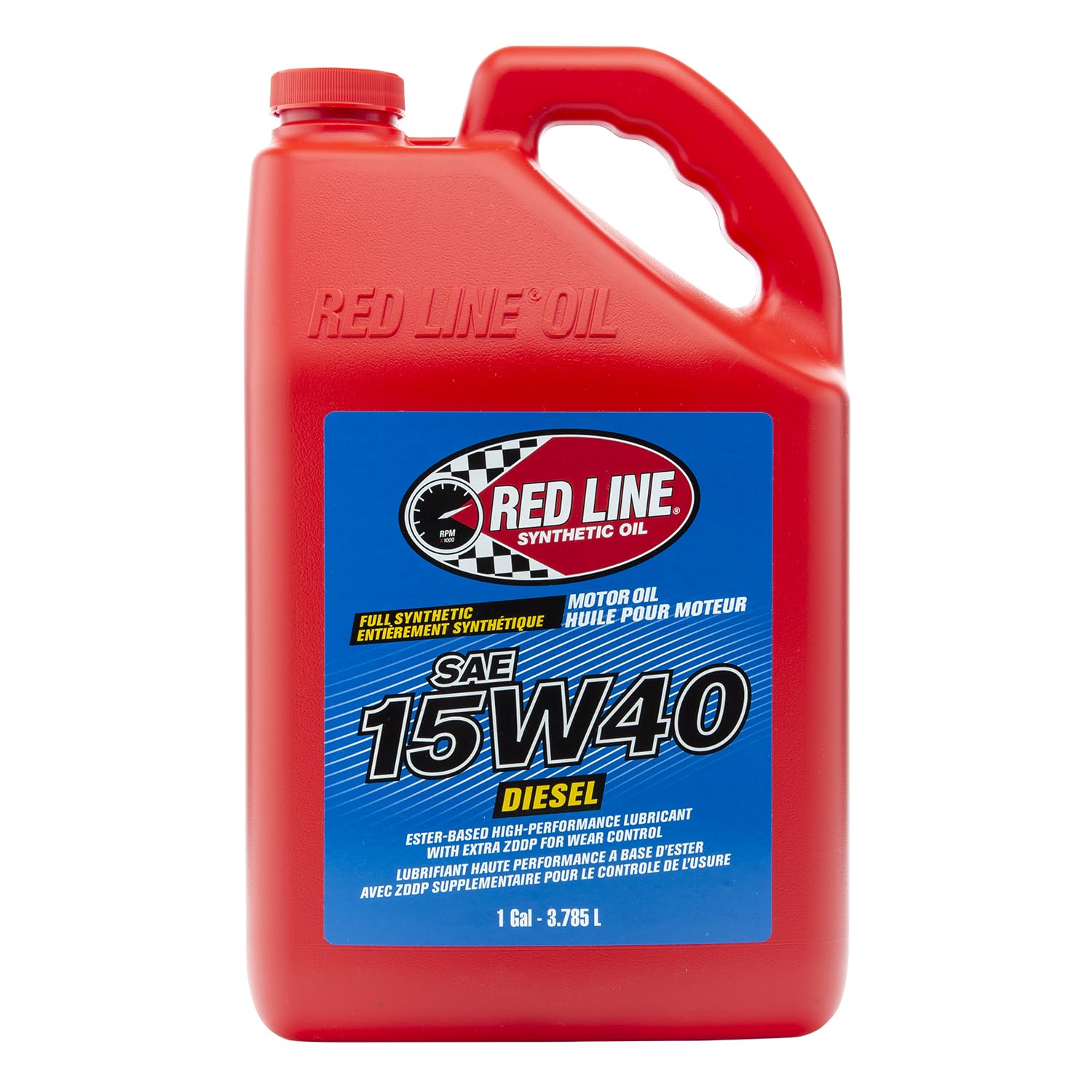 15W40 Synthetic Diesel Motor Oil Red Line - 1 Gallon