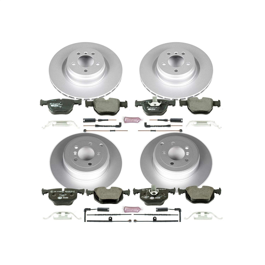 Power Stop ESK5741 Euro-Stop Brake Kit Front and Rear For Land Rover Range Rover 2003-2005 [Model Specific]