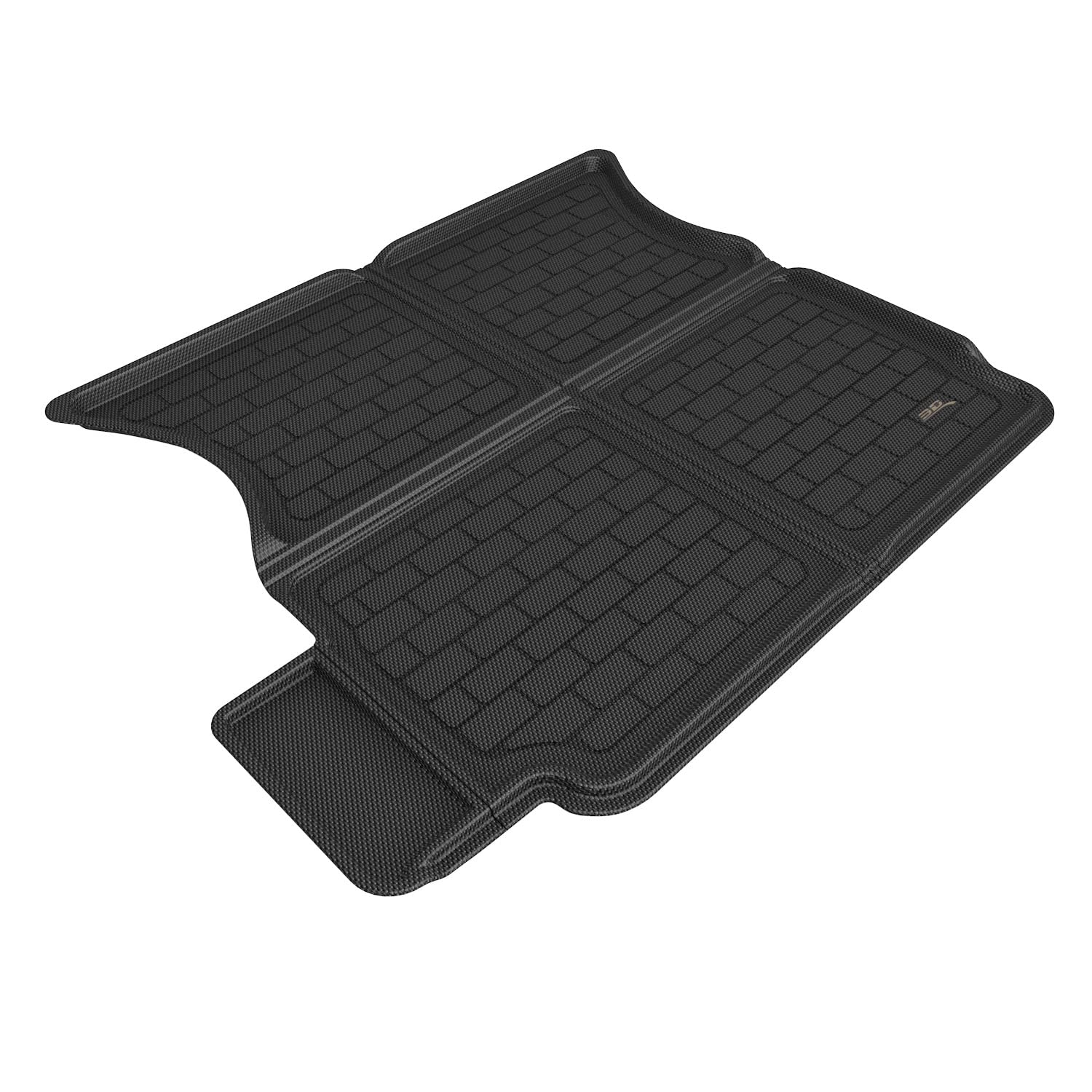 Kagu Cargo Liner 3D MAXpider Custom Fit (Black) Compatible with Tesla Model X 5-Seater 2022-2026