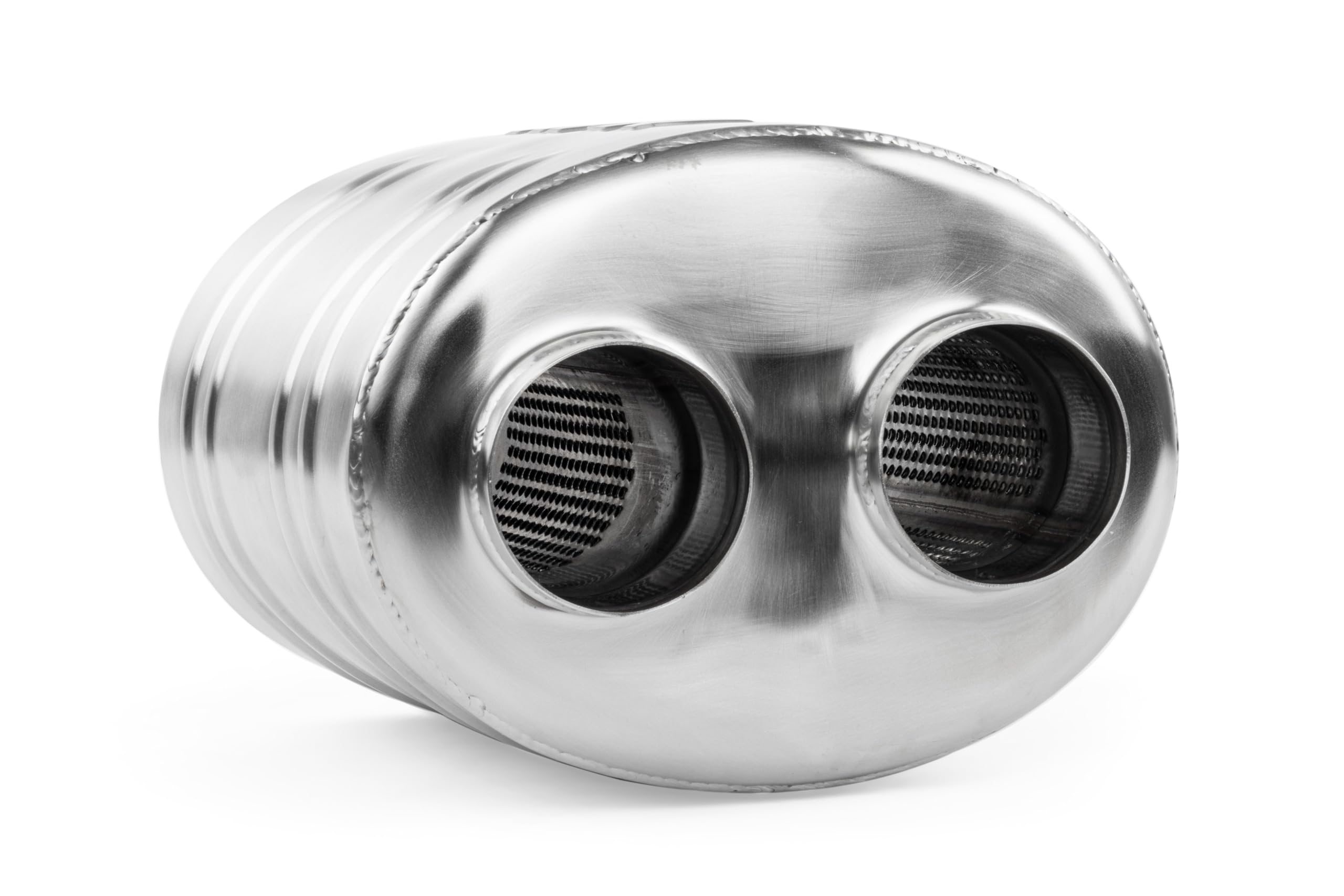 Muffler APR, 220X169X260, Dual 2.5" In/Out (MUH0007)