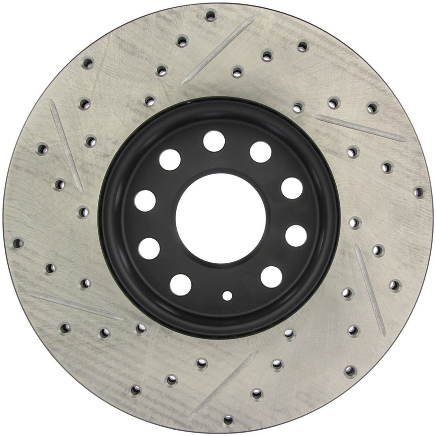 Sport StopTech Drilled/Slotted Brake Rotor 127.33110L (Front and Rear Left), 1 Pack