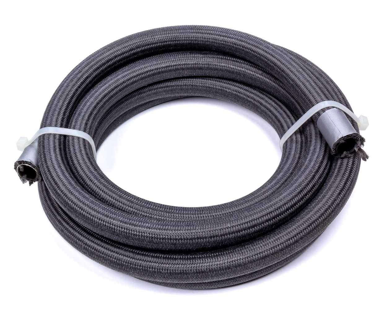 Hose, FRAGOLA 8 an, 10 ft, Braided Fire Retardant Fabric, Wire Reinforced, PTFE, Black, Each