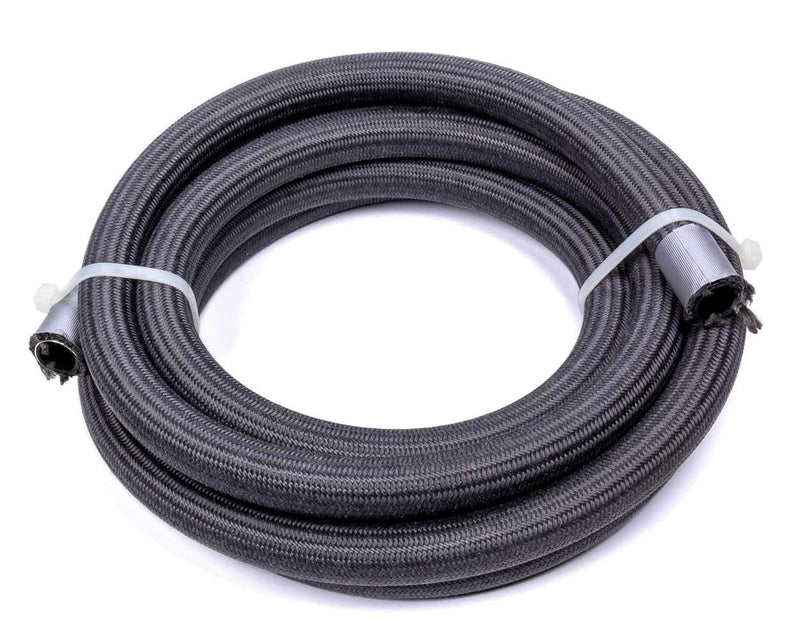 Hose, FRAGOLA 8 an, 10 ft, Braided Fire Retardant Fabric, Wire Reinforced, PTFE, Black, Each