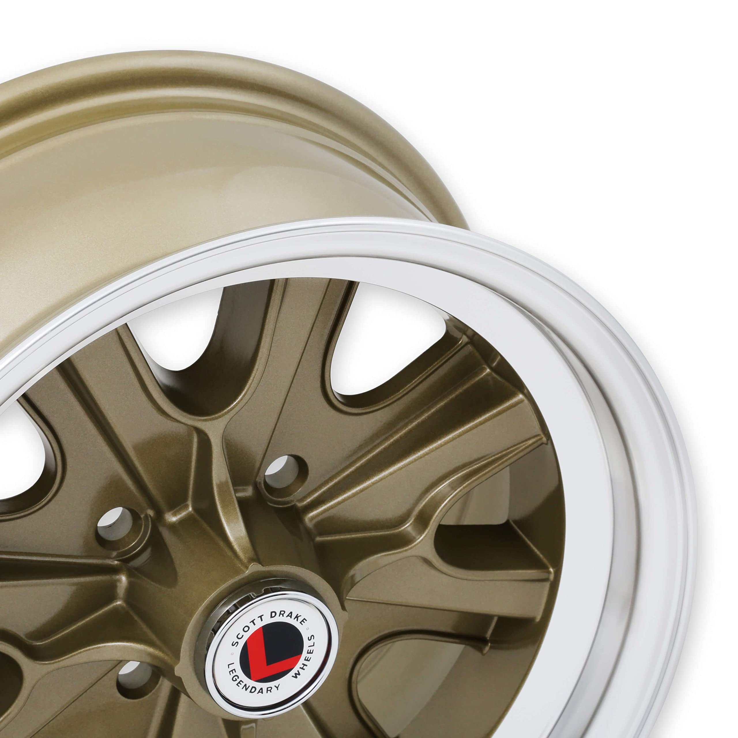 15X7 Legendary Wheel - Hb4 Alloy Rim-4Lug-Gold (LW90-50744F)