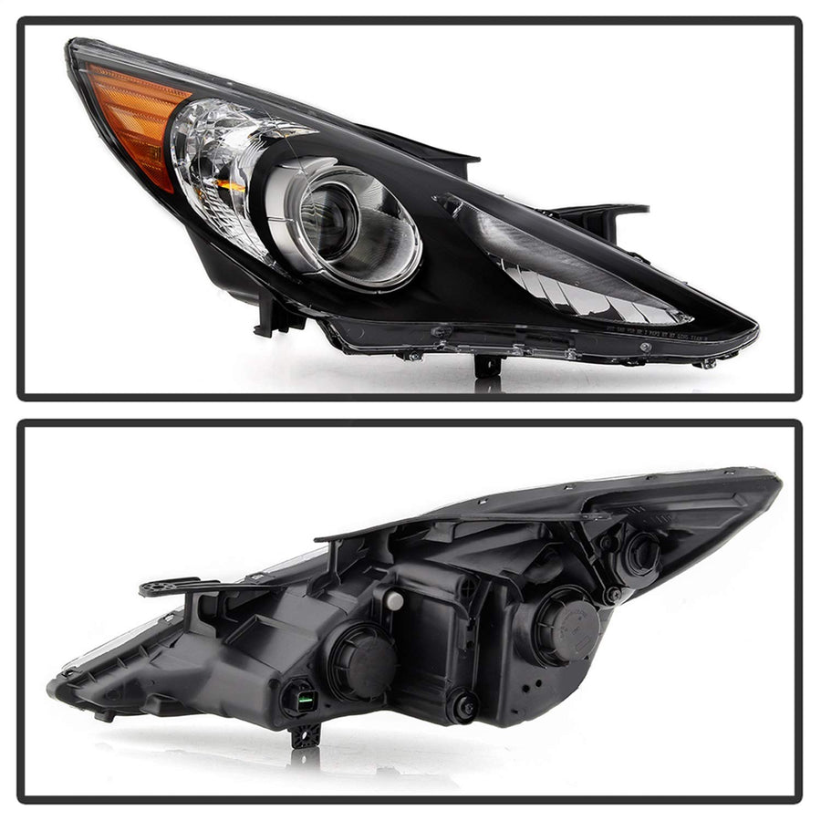 Hyundai Sonata Headlight SPYDER Xtune Hd-Jh-Hyson11-Am-Bk