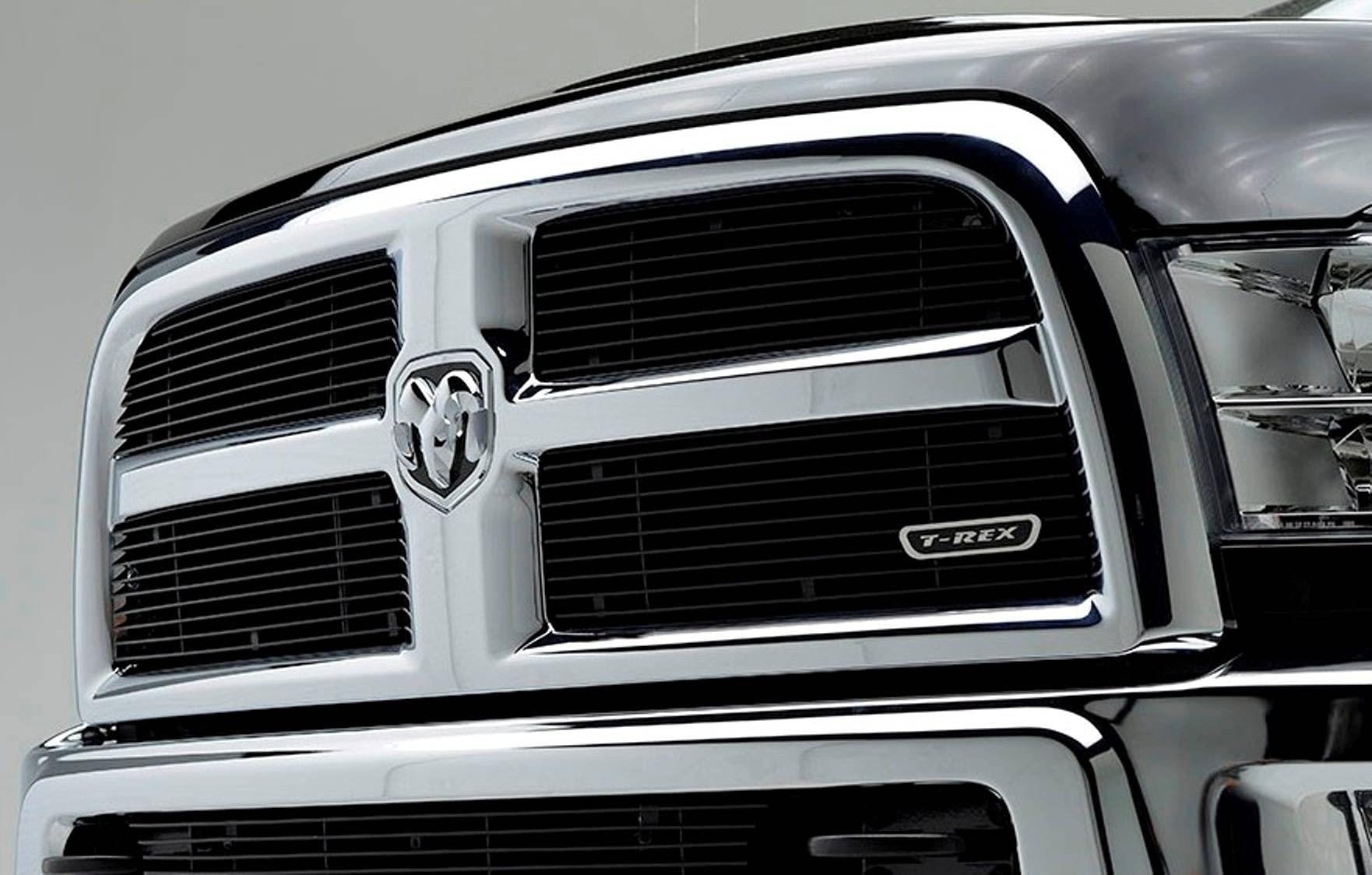 T-Rex Grilles Billet Grille, 2013-2018 Ram 2500, 3500 Black, 4 Pc, Replacement - PN #21452B, Polished