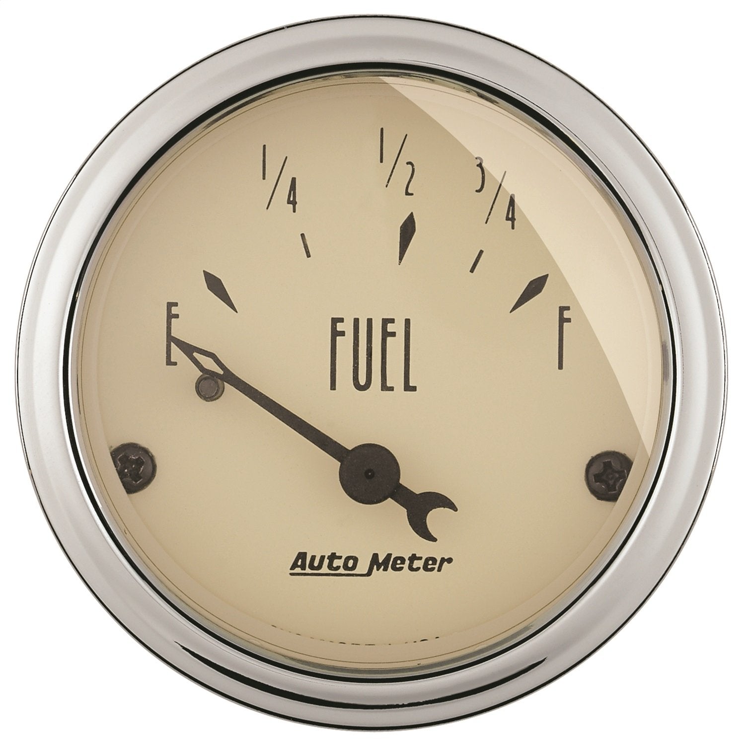 Fuel Level Gauge Auto Meter 1816 Antique Beige