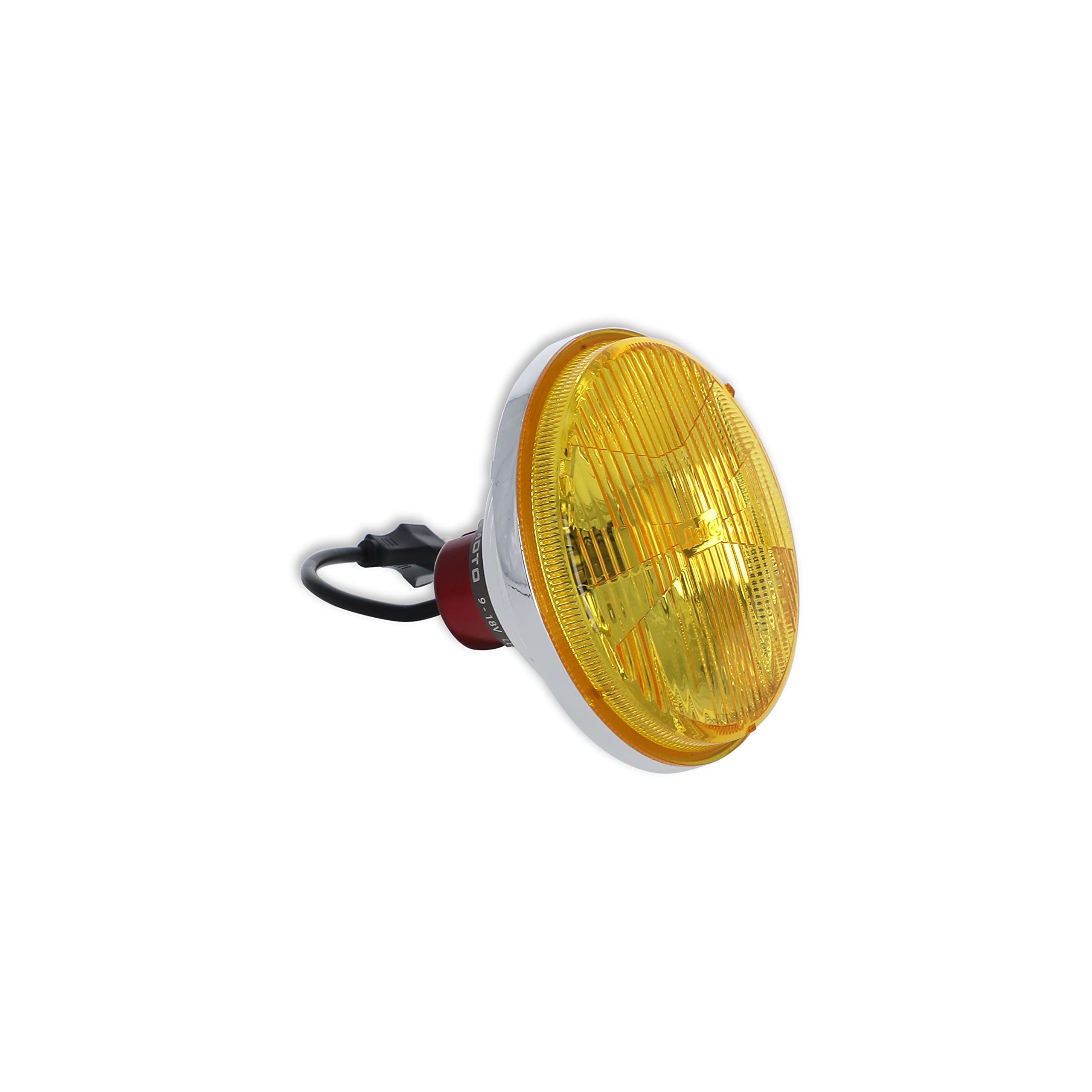 Yellow Lens Holley RetroBright LED Headlight (Utilizes 5700K Bulb)