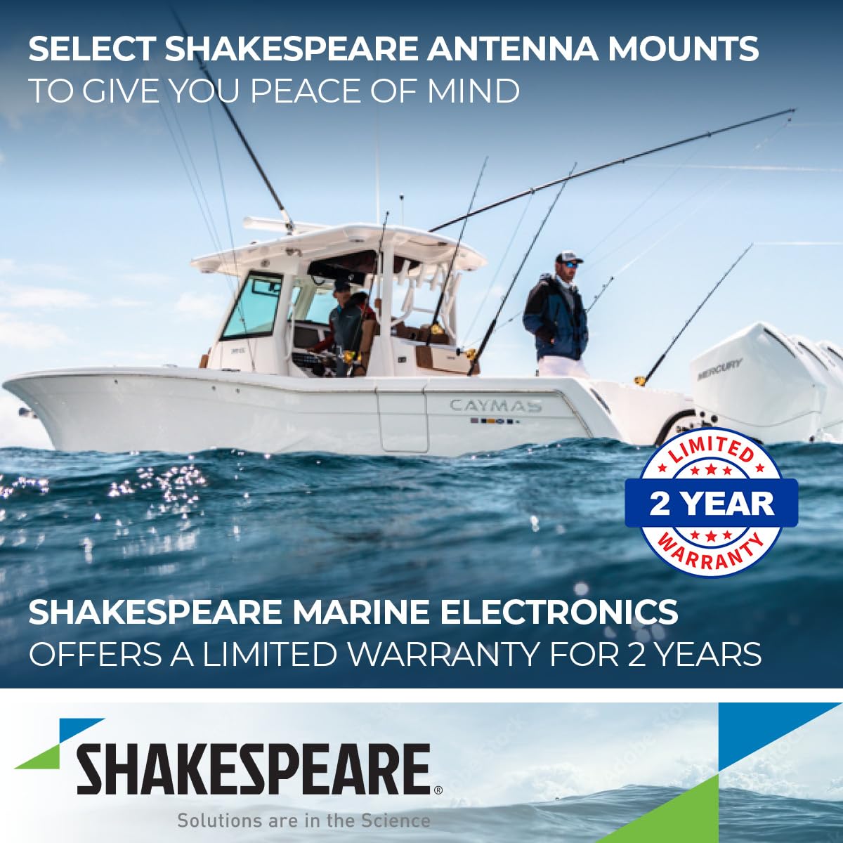 Antenna Mount Shakespeare QC Nylon W/Cable