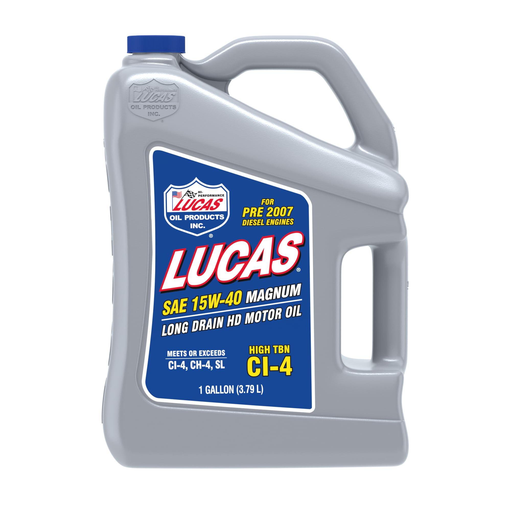 SAE 15W-40 Lucas Oil Magnum Heavy Duty Motor Oil - 1 Gallon API CI-4