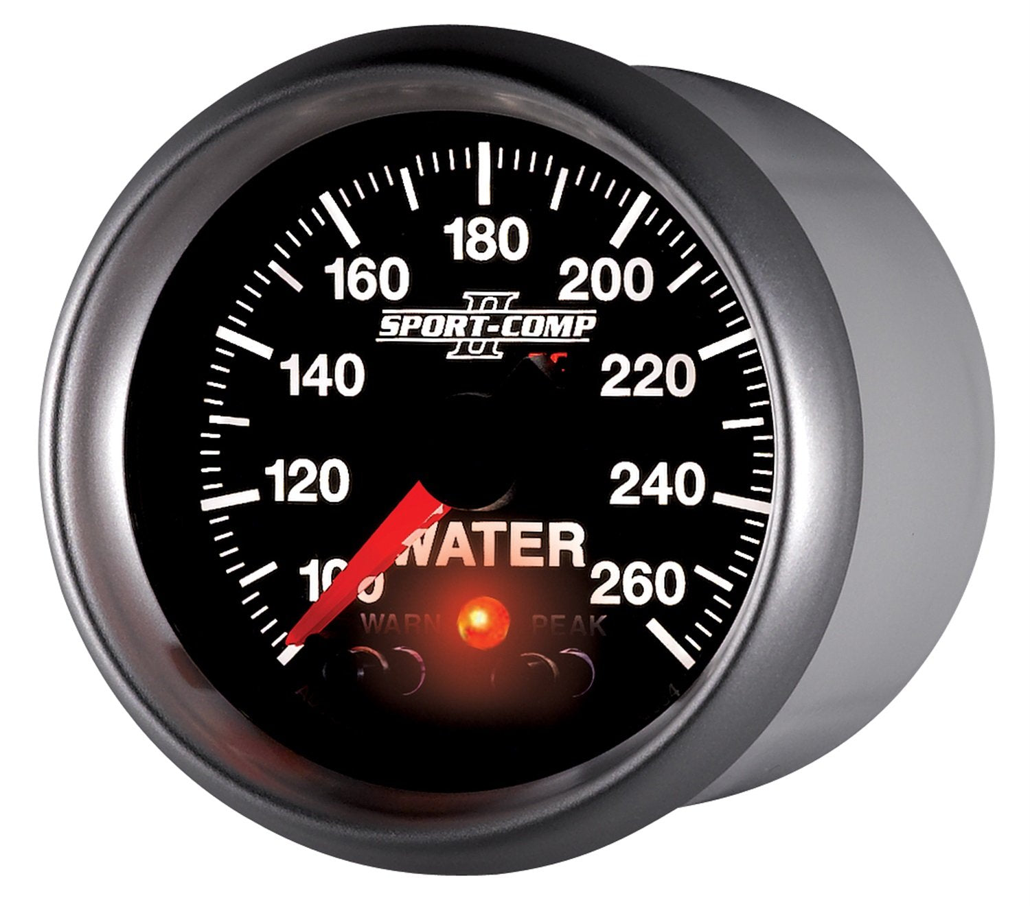 Auto Meter 3654 2-1/16" Full Sweep Electric Water Temperature Gauge 100-260 Degree F