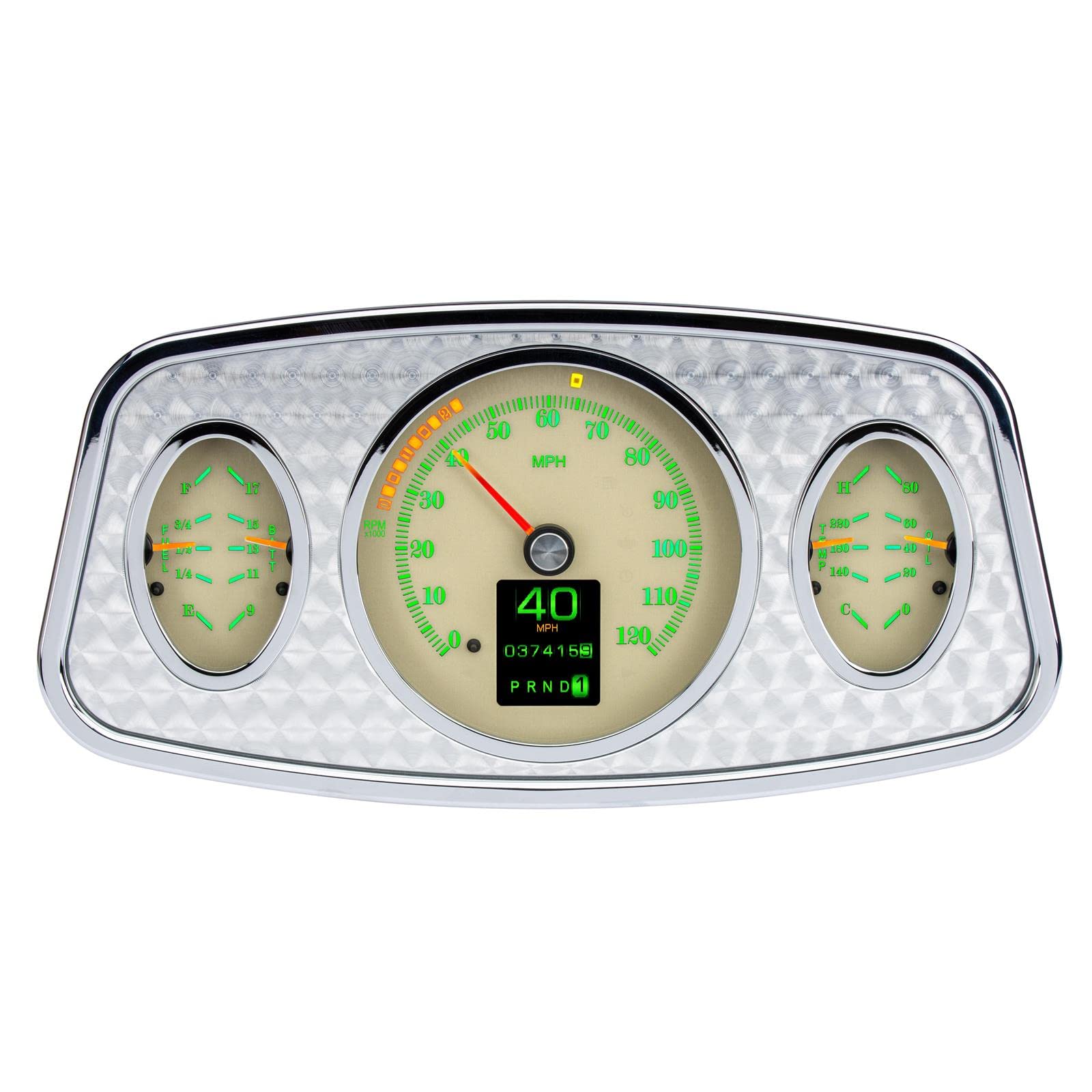 Dakota Digital Retrotech RTX-33F-X Gauge Instrument System Compatible with 1933-34 Ford Car