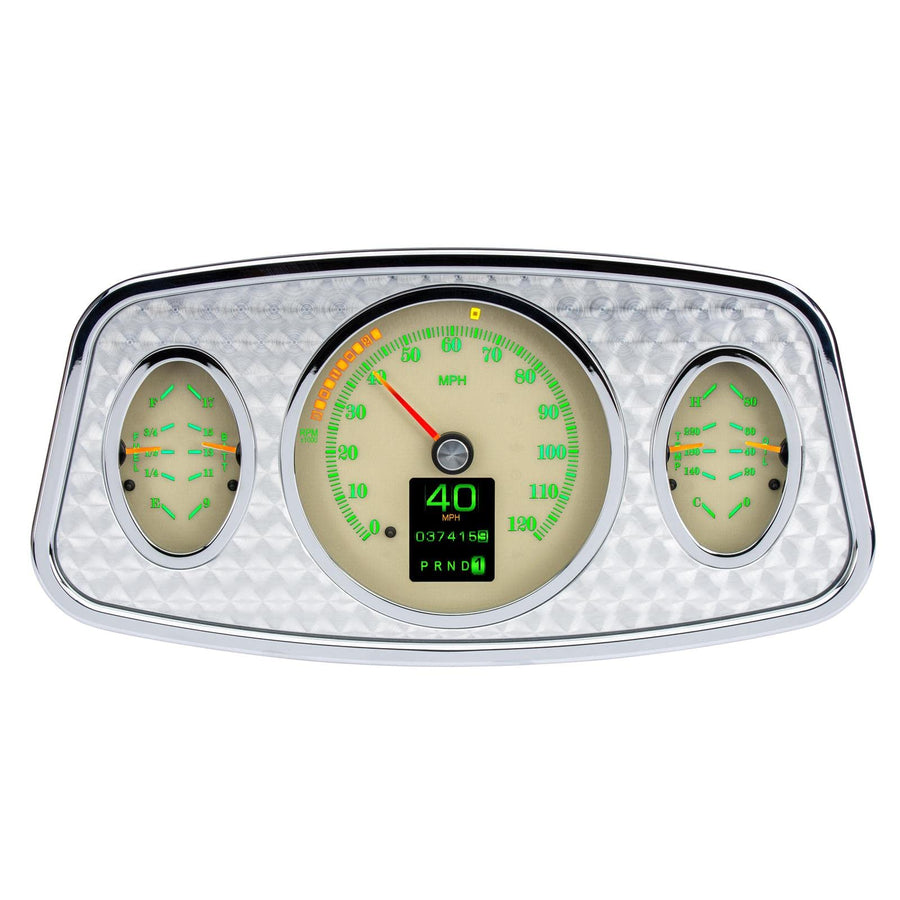 Dakota Digital Retrotech RTX-33F-X Gauge Instrument System Compatible with 1933-34 Ford Car