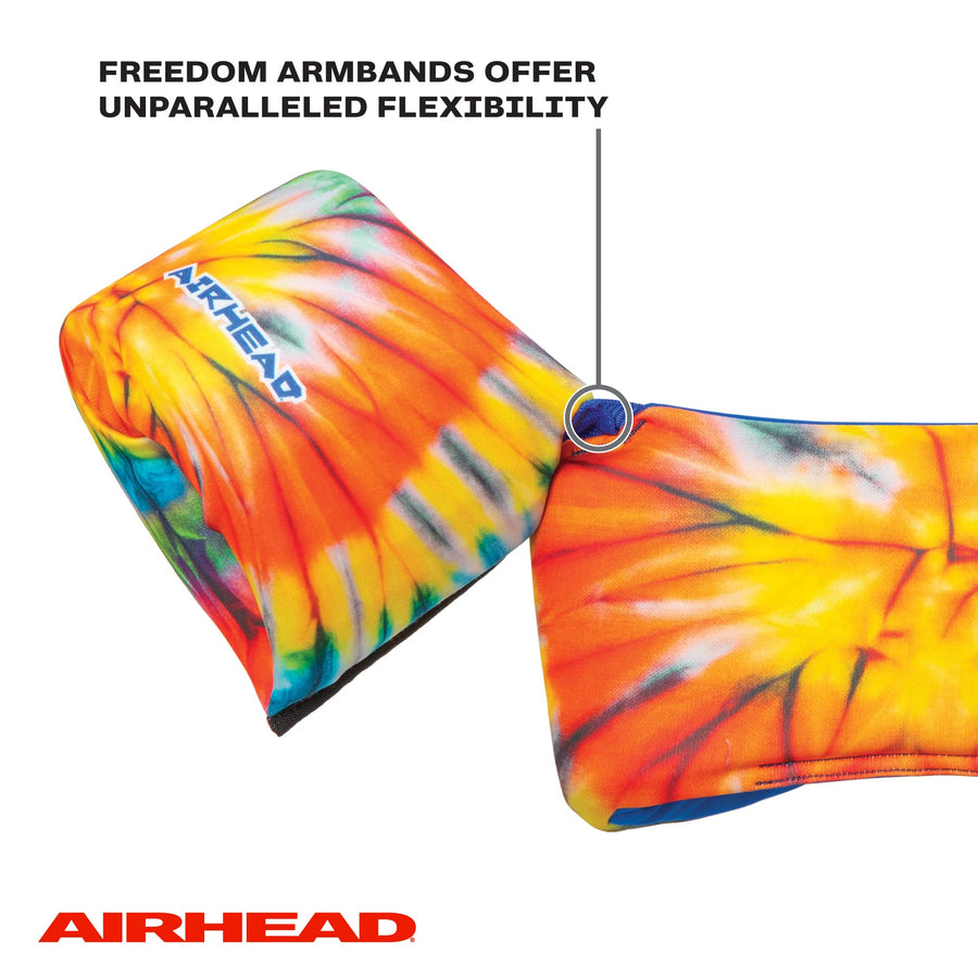 Airhead Child Water Otter Life Vest and Swim Aid, Tie Dye, Elite