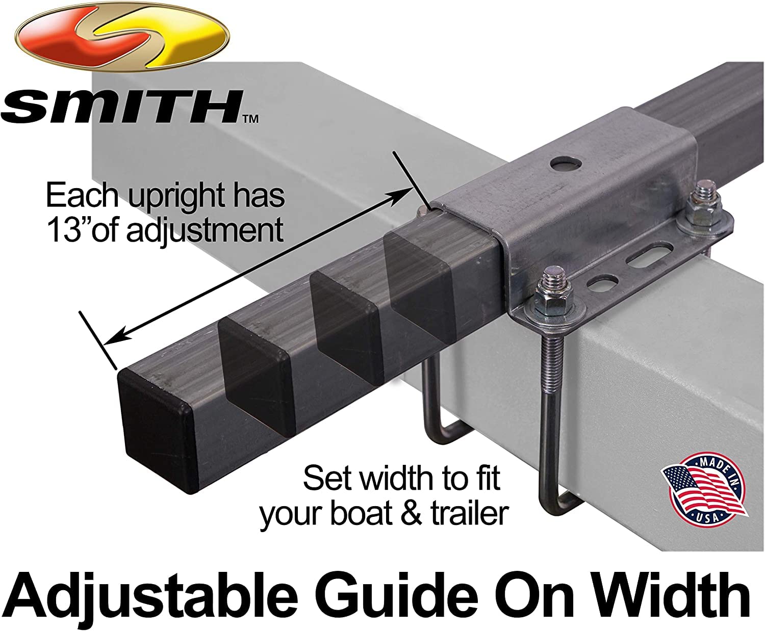 Guide-ON Post CE Smith with LED Light - Durable Boat Trailer Accessory - 60" (27760)