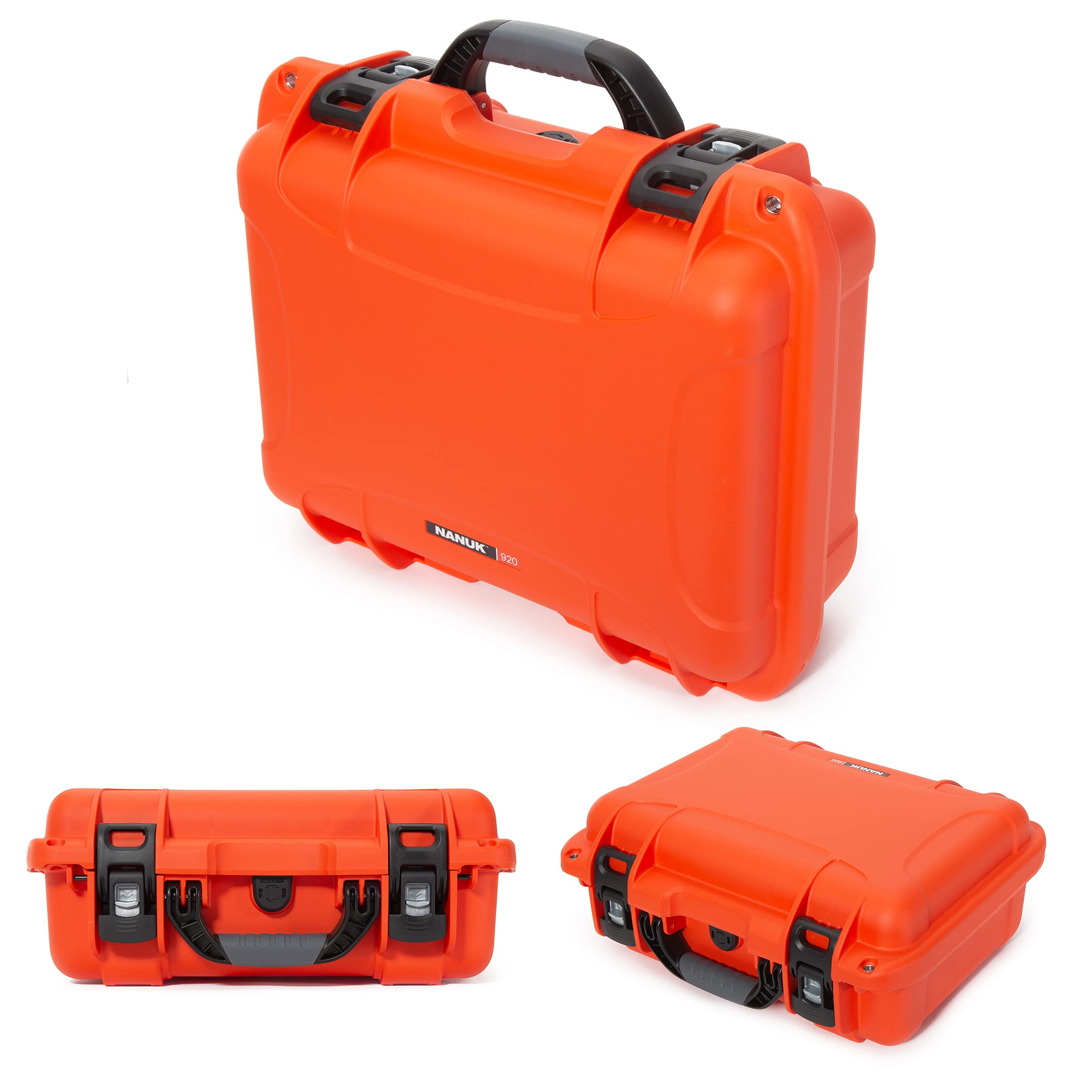 Waterproof Nanuk 920 Hard Case with Padded Dividers - Orange