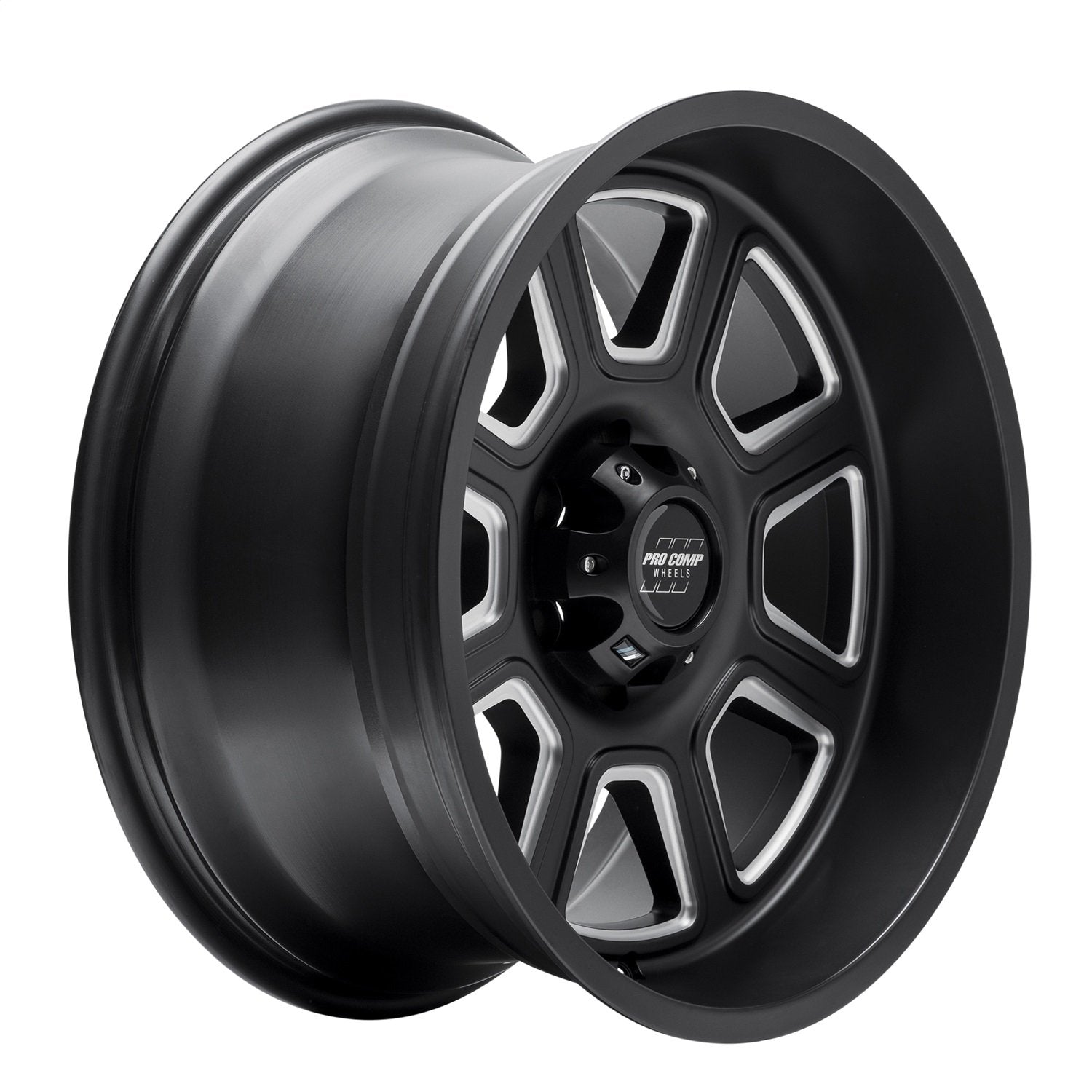 5164-213647 PRO COMP Alloys Black Wheel with Alloy Steel (20 x 10. inches /6 x 135 mm, -18 mm Offset)