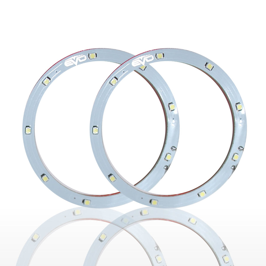 CIPA Ultra White 3.5" Diameter Halo Angel LED 93217 Universal Fit EVO Eye