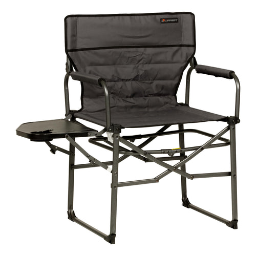 Lippert Director Chair Scout XL with Side Table - Dark Grey