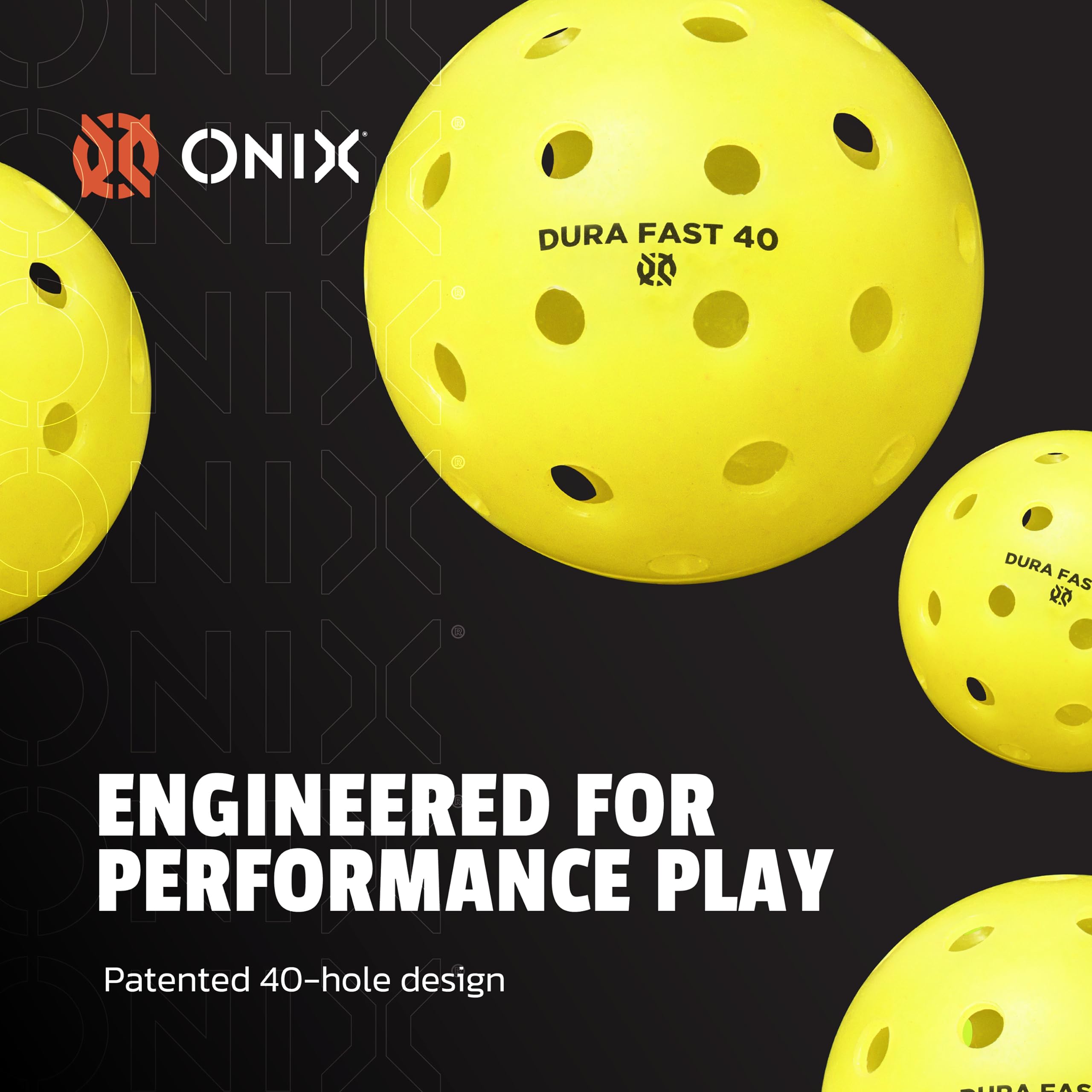 Dura Fast 40 Outdoor Pickleballs Onix – Mixed Colors