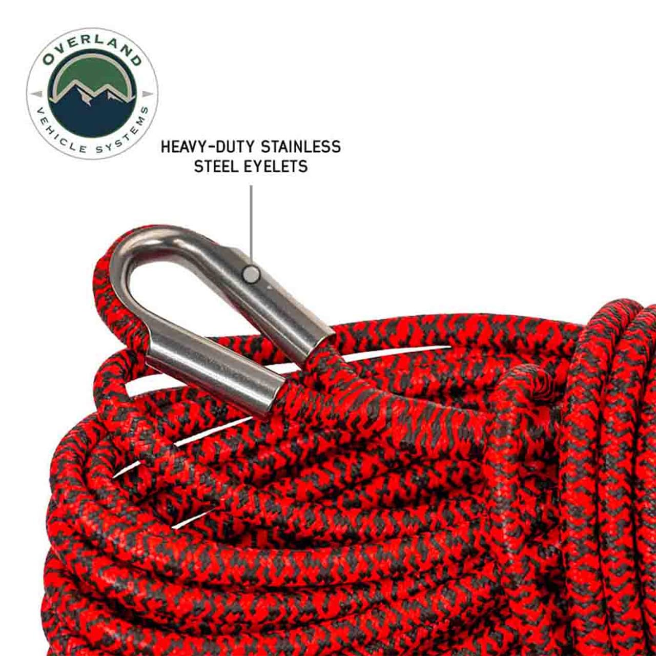 Brute Recovery Winch Line Overland Vehicle Systems 3/8" x 85' 20,000 LB. with Storage Bag