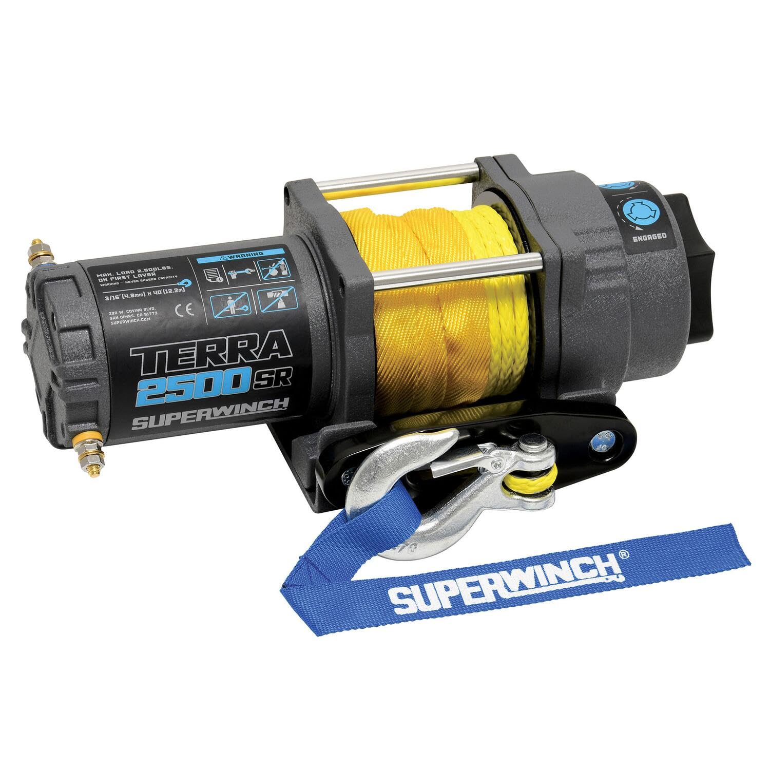 Hawse Fairlead 2500 lbs Winch Synthetic 40ft