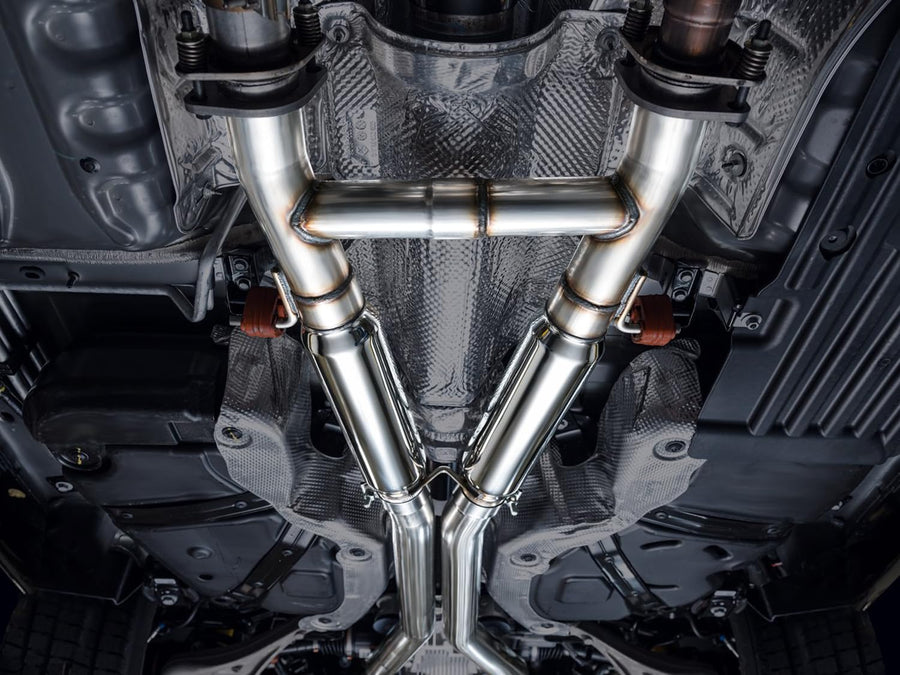 AWE Tuning Cat-Back Touring Exhaust, Black Tips for 2018-2023 Durango 6.4L/6.2L