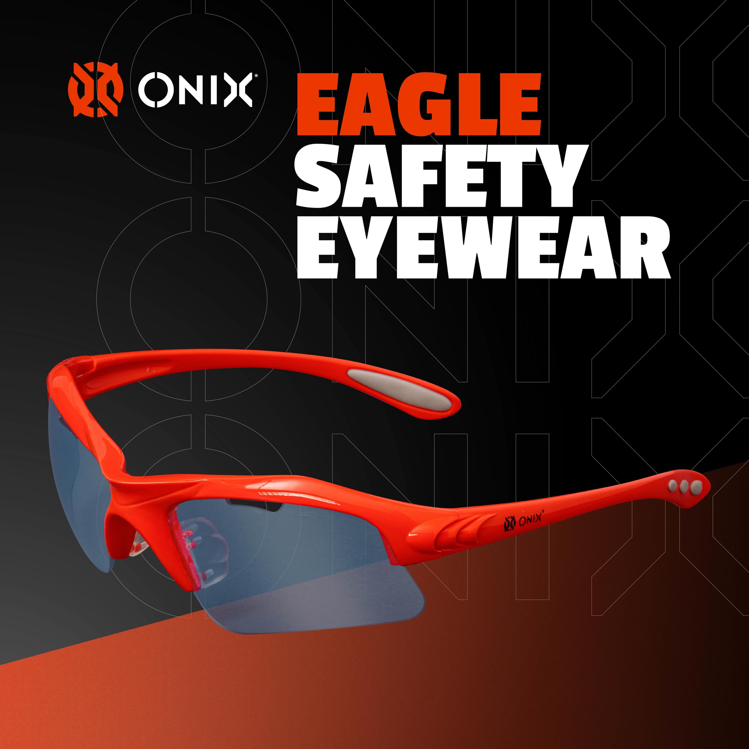 ONIX Eagle Eyewear Pickleball Sun Protection Non-Slip Nose Piece Modern and Lightweight Secure Design