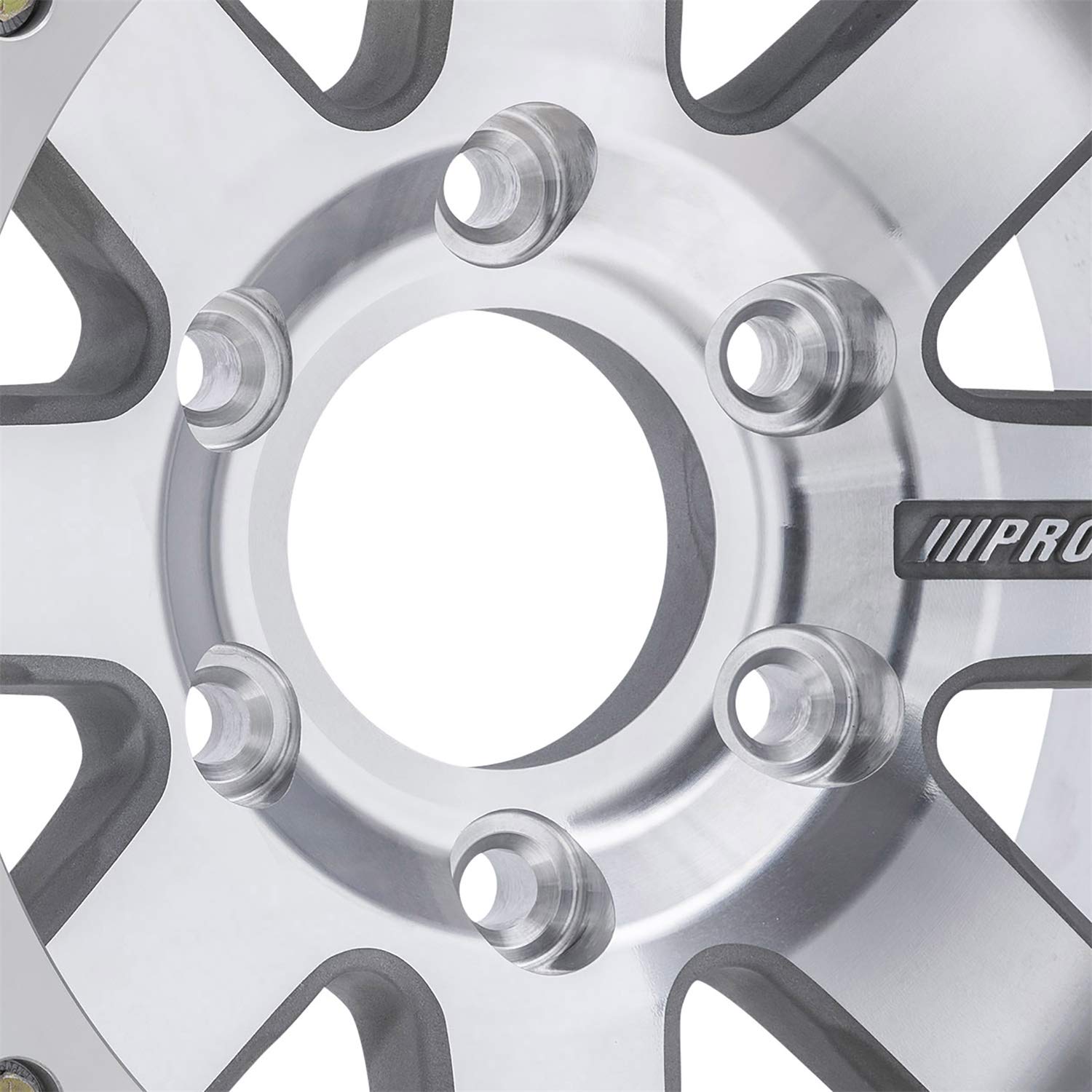 Pro Comp Wheels Trilogy Race 1175-798347 Super Machined Finish Size 17x9 Bolt Pattern 8x6.5 in. Back Space 4.75 in. Offset -6 Max Load 2500 Trilogy Race Super Machined Finish