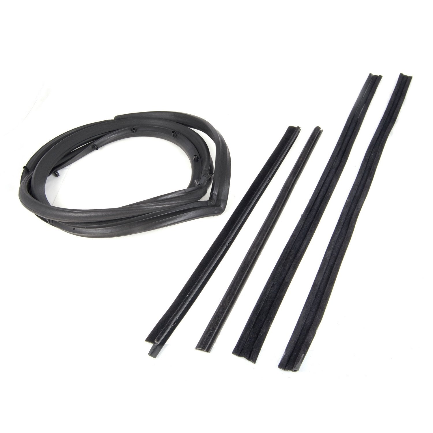 Passenger Side Omix-Ada 12303.50 Full Door Seal Kit with Moveable Window Vent Small Parcel Shipping