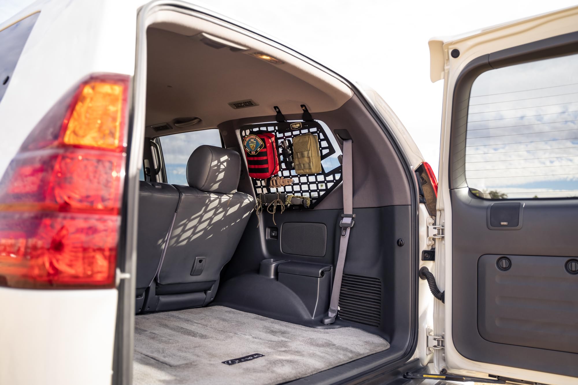 Rear Window Molle Storage Panels DV8 Offroad for 2003-2009 Lexus GX 470 | Includes Driver & Passenger Side Panels | Perfect for Molle Pouches, Tools, Recovery Supplies, & Other Gear | Simple Bolt-On